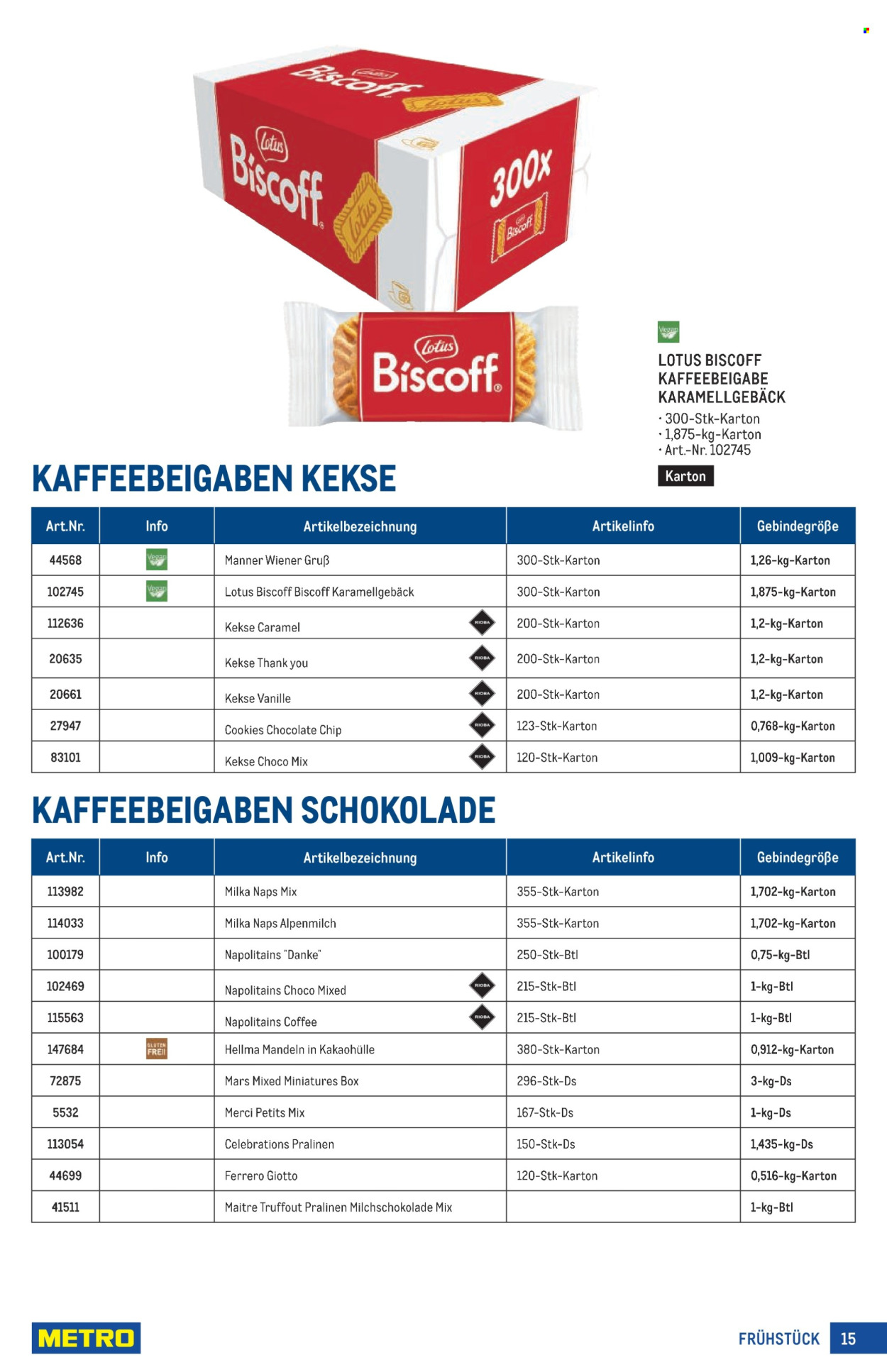 Angebote Metro. Seite 15