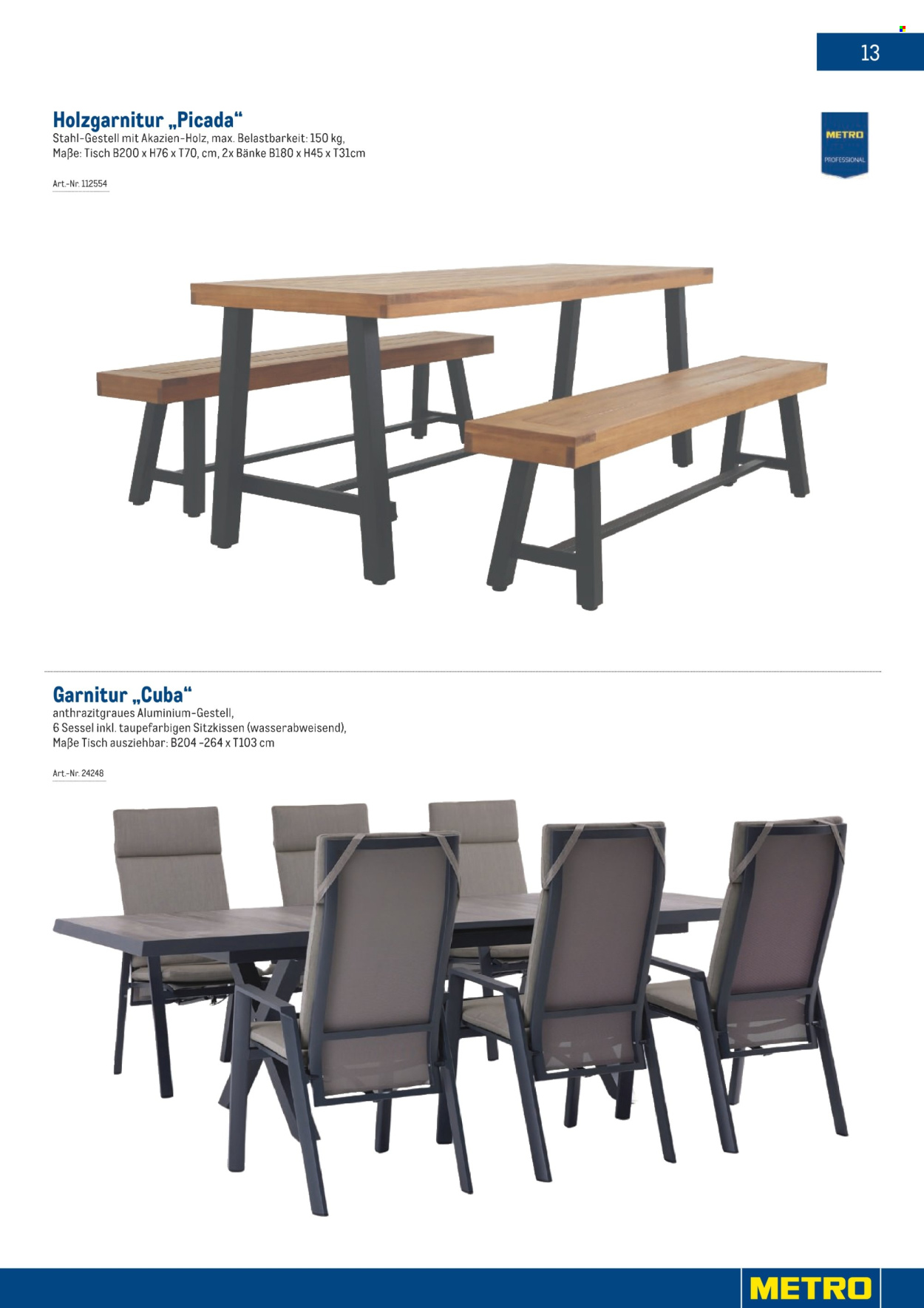 Angebote Metro. Seite 13