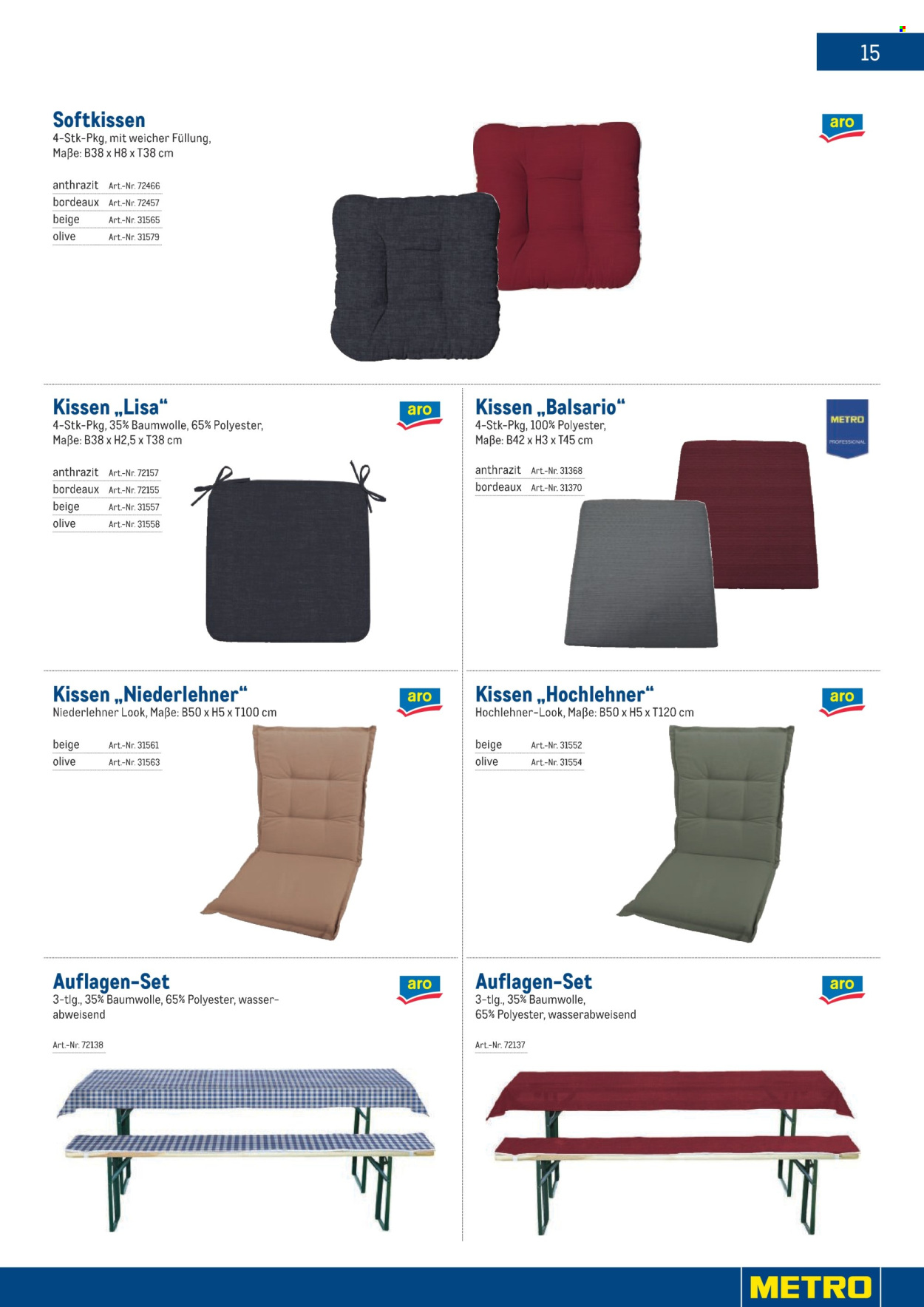 Angebote Metro. Seite 15