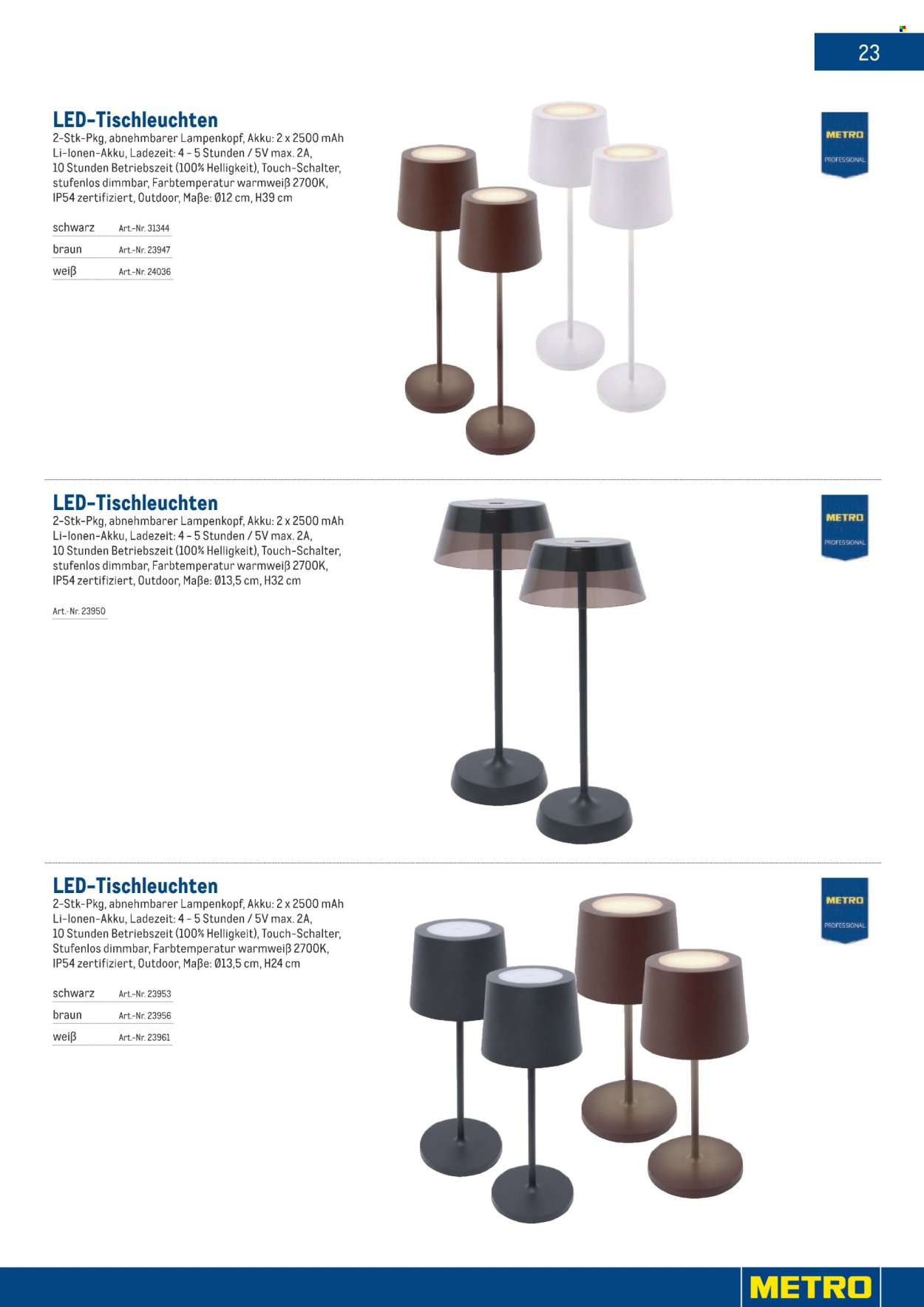 Angebote Metro. Seite 23