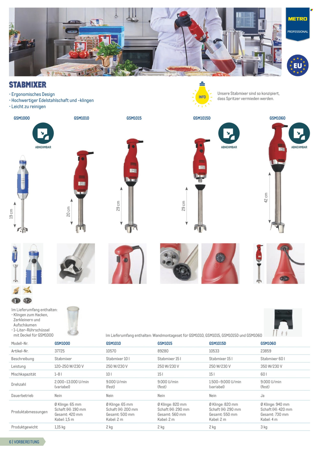 Angebote Metro. Seite 6