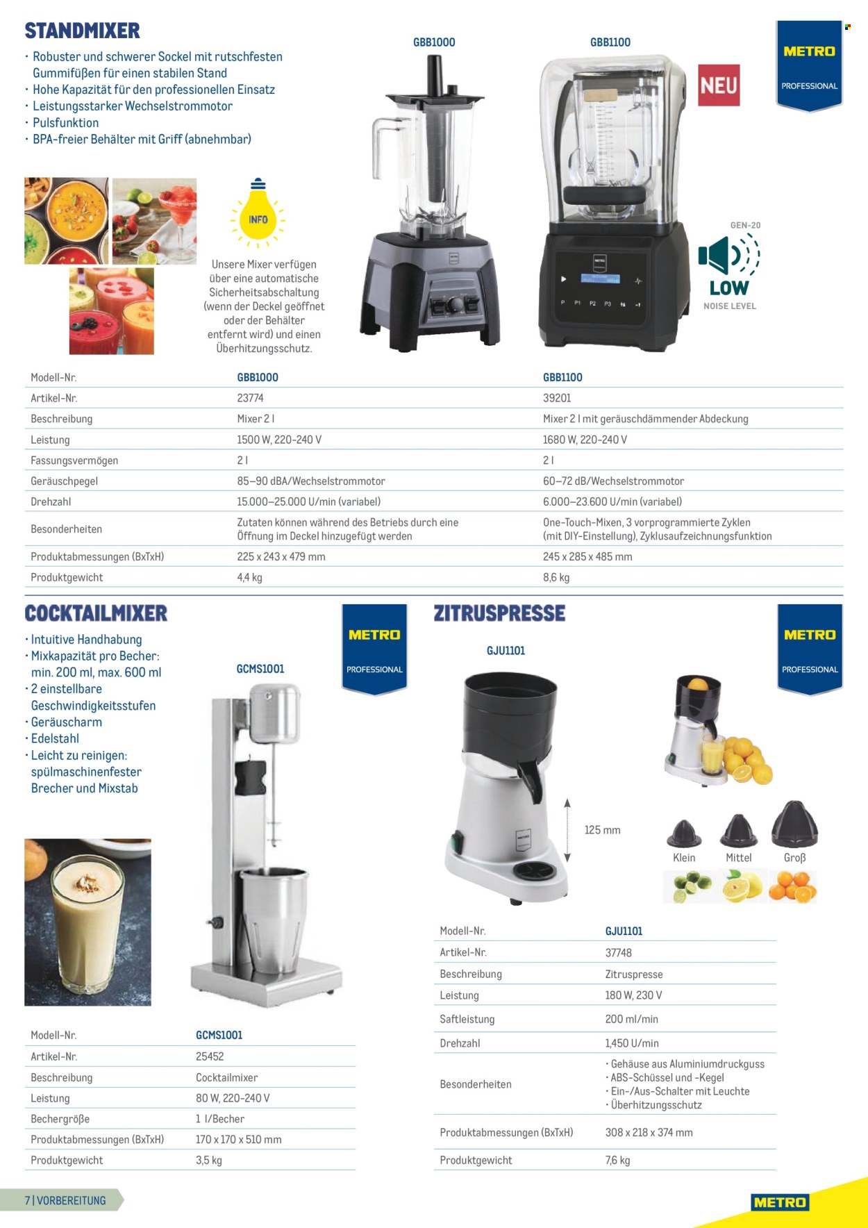 Angebote Metro. Seite 7