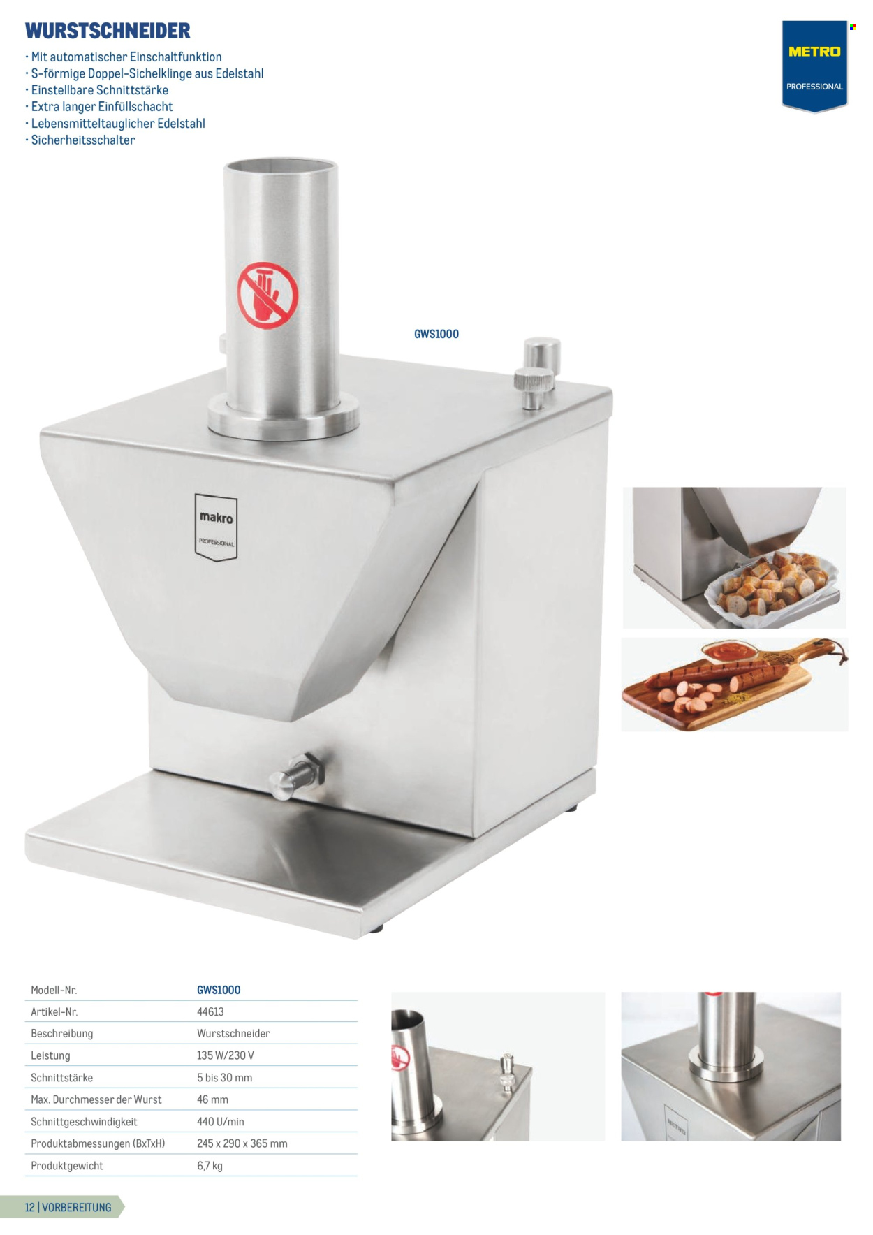 Angebote Metro. Seite 12