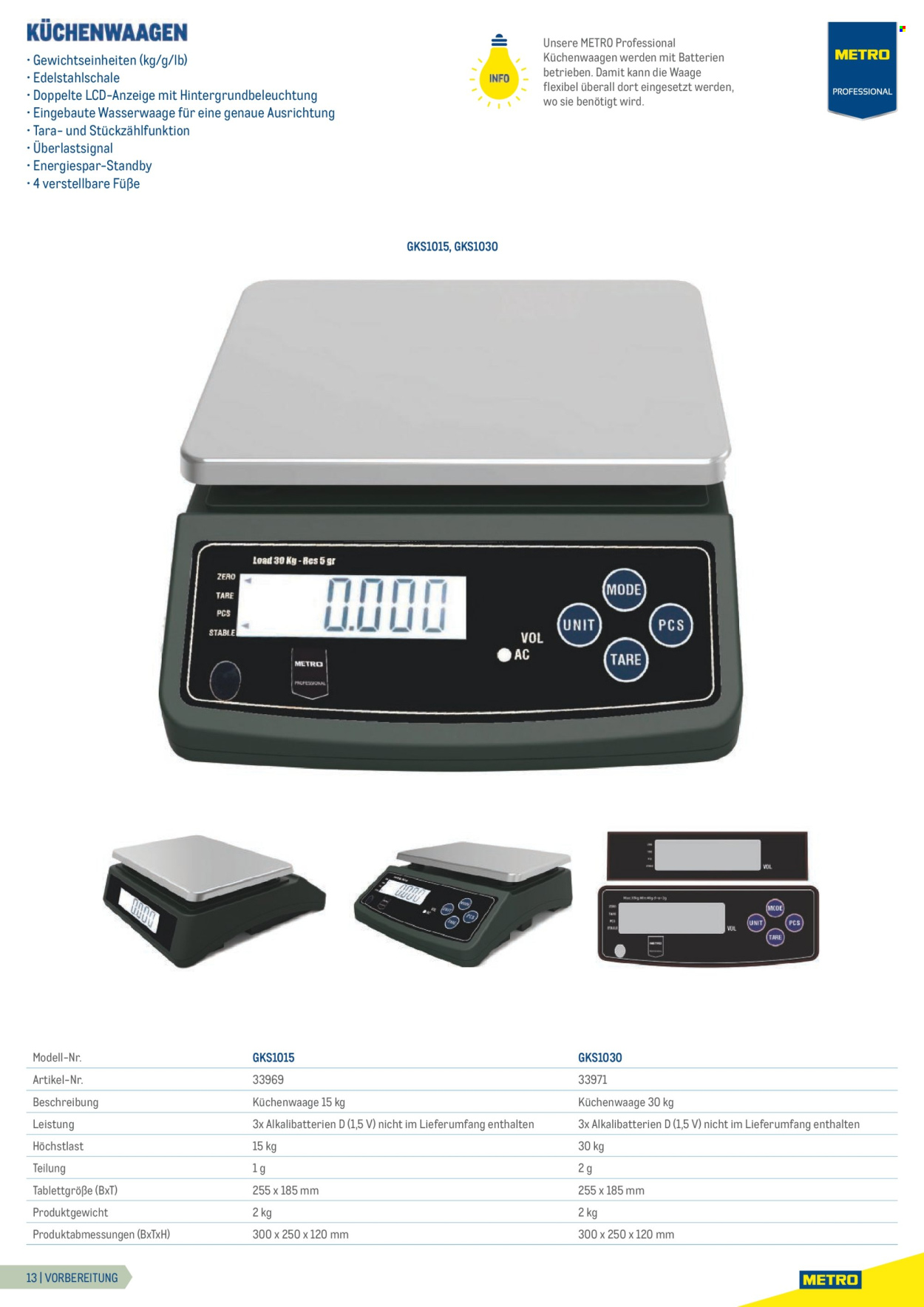 Angebote Metro. Seite 13