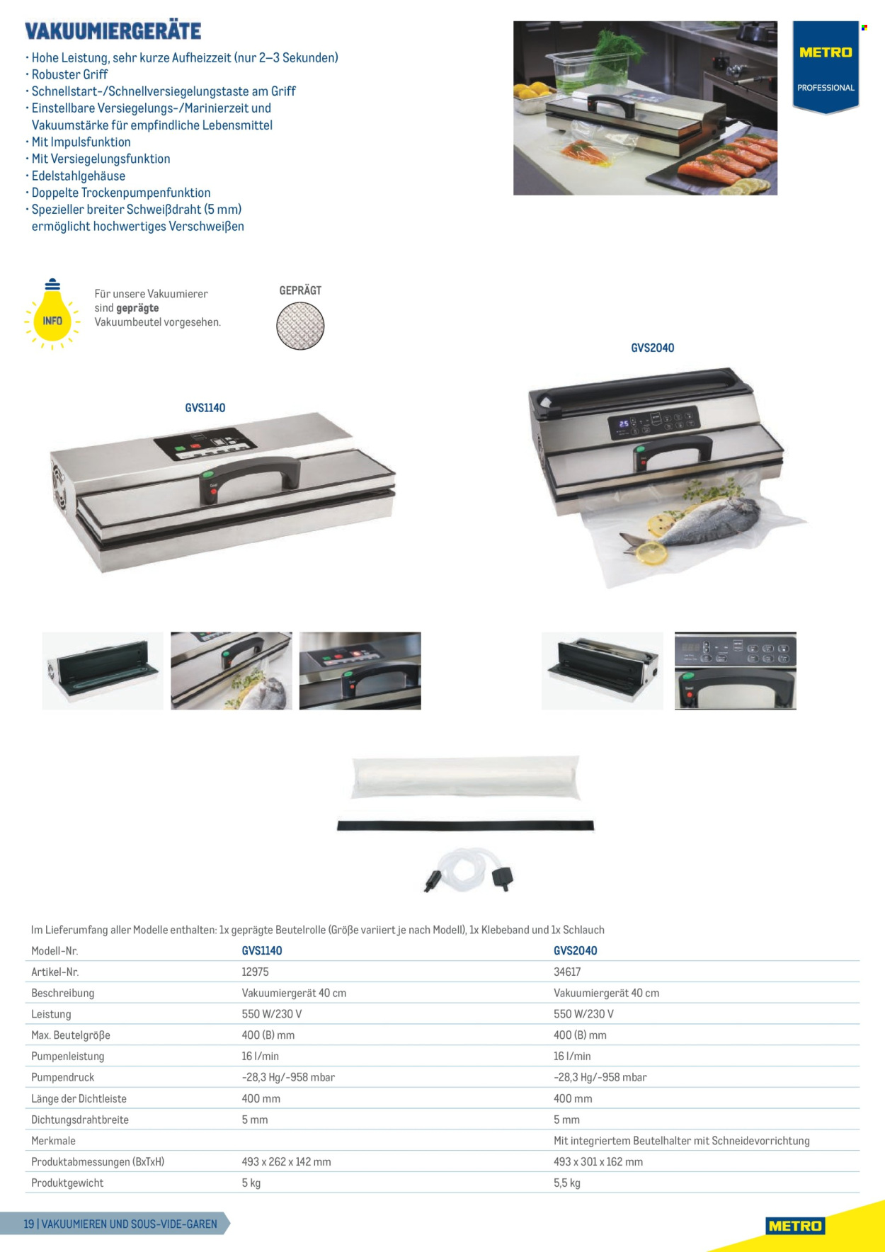 Angebote Metro. Seite 19