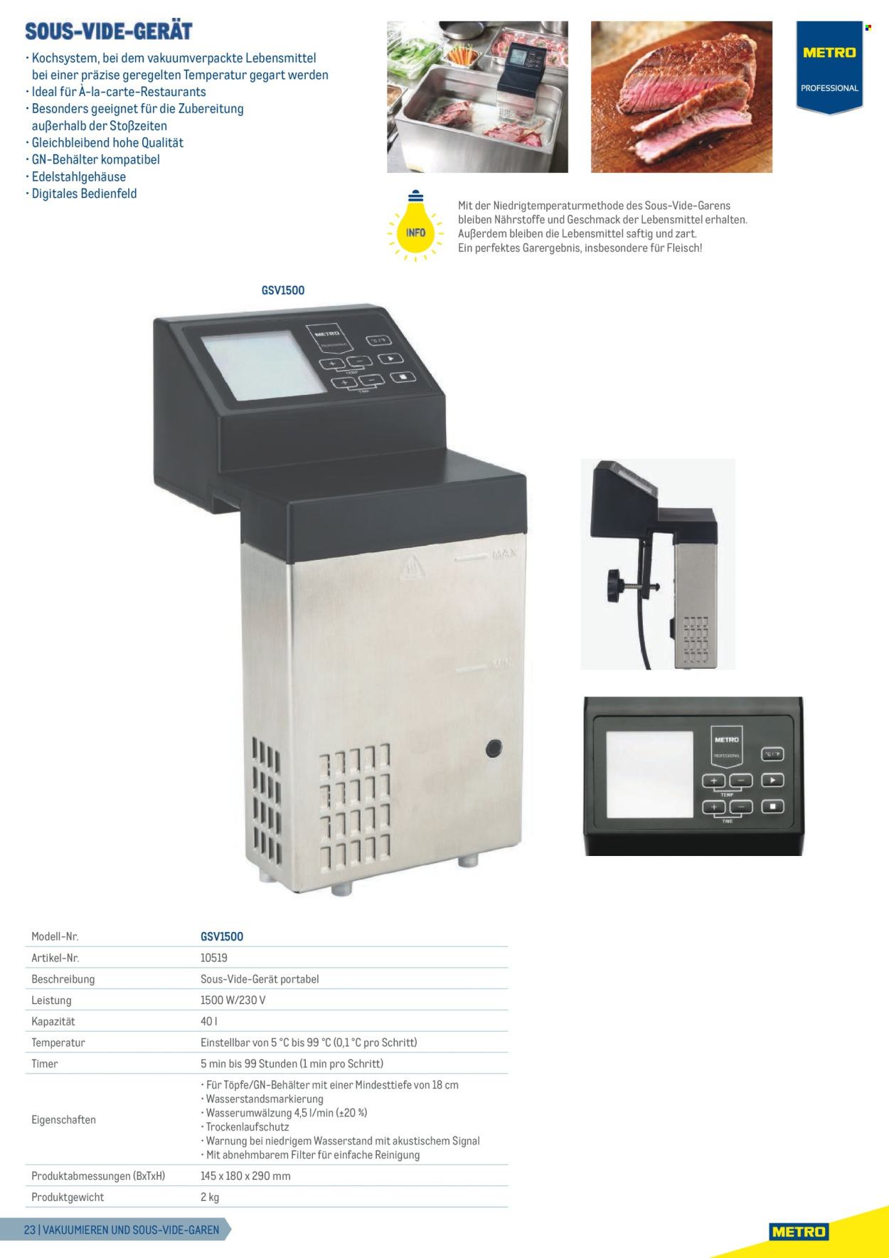 Angebote Metro. Seite 23