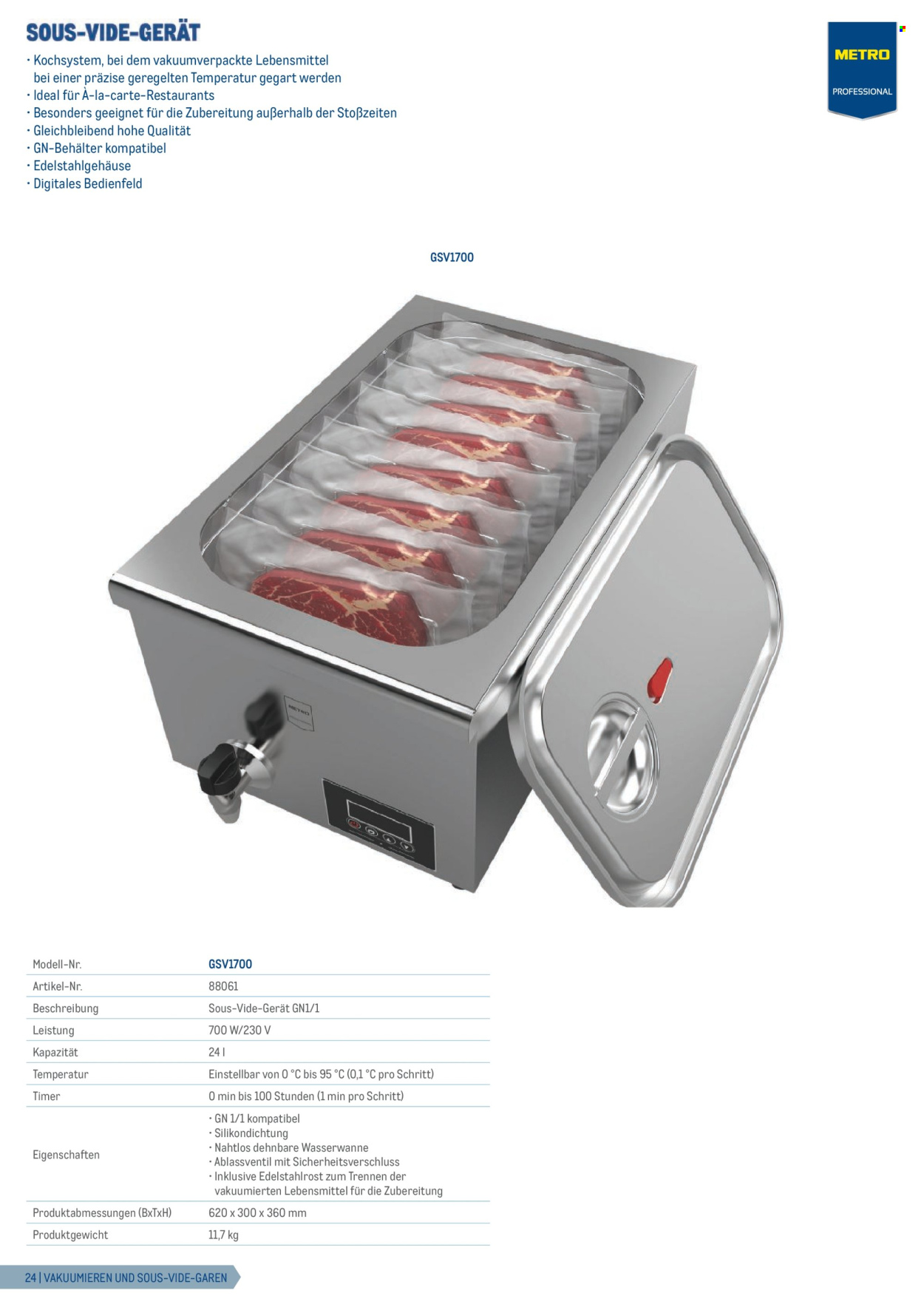 Angebote Metro. Seite 24