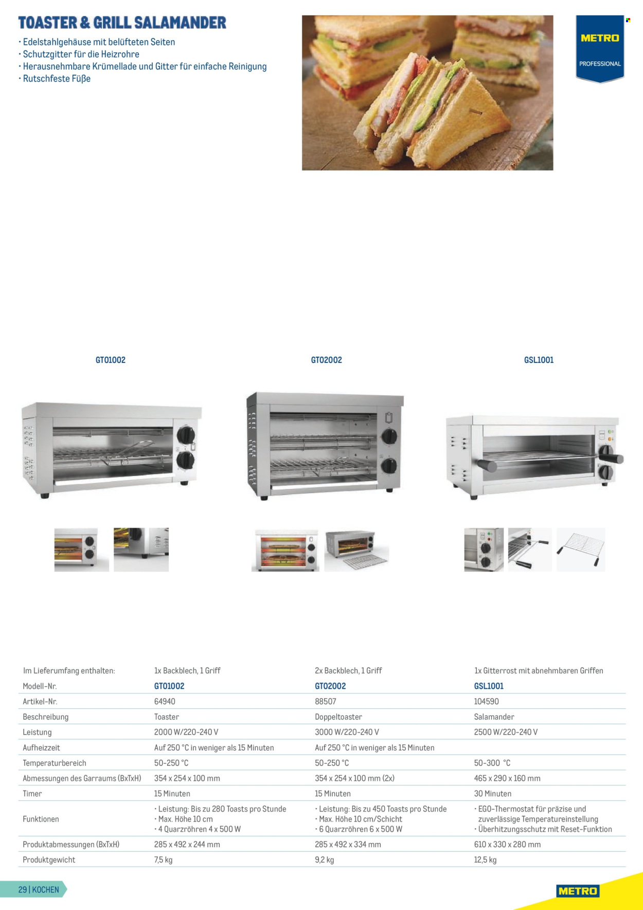 Angebote Metro. Seite 29