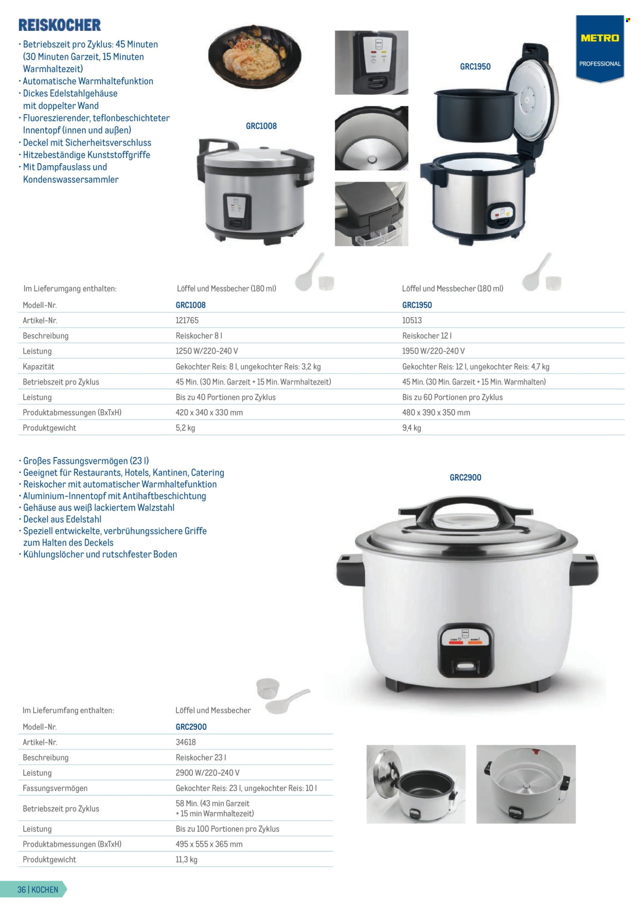 Angebote Metro. Seite 36