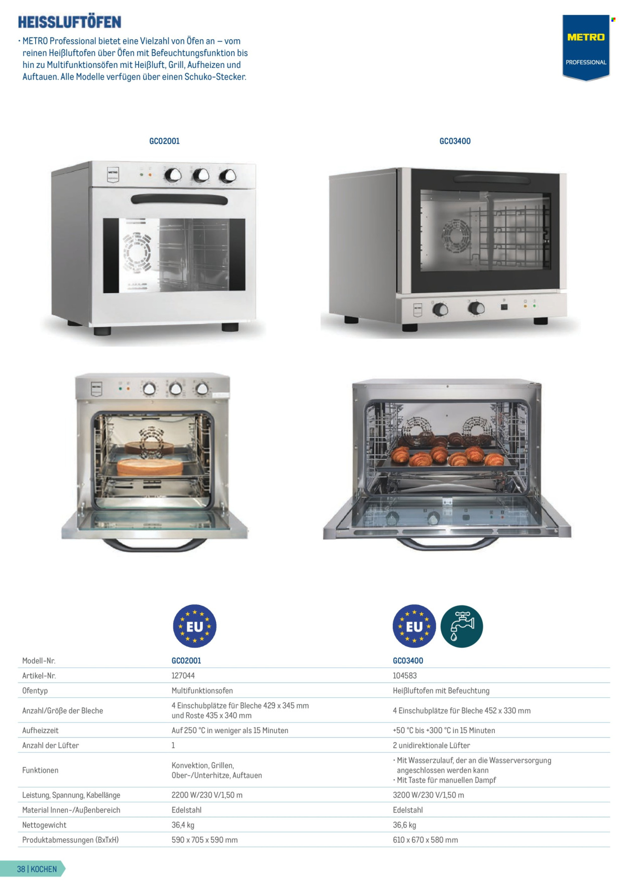 Angebote Metro. Seite 38