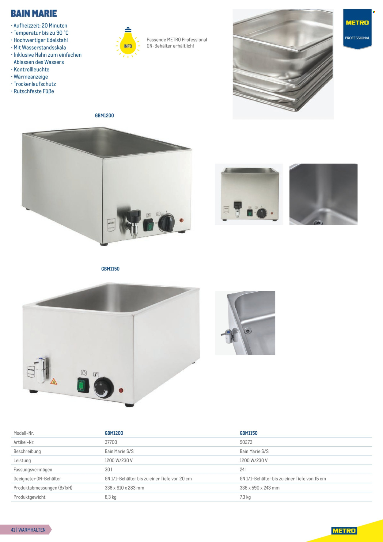 Angebote Metro. Seite 41