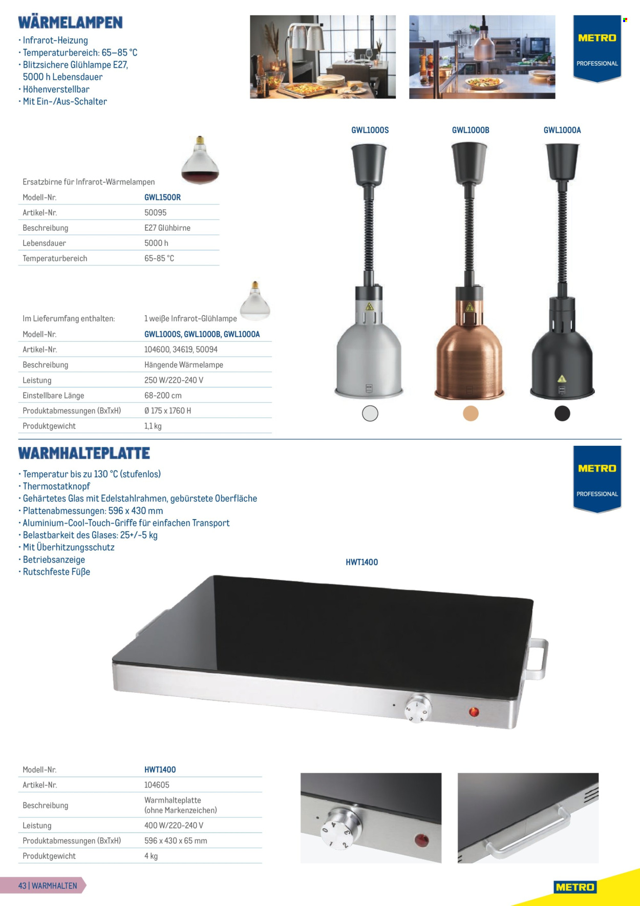 Angebote Metro. Seite 43