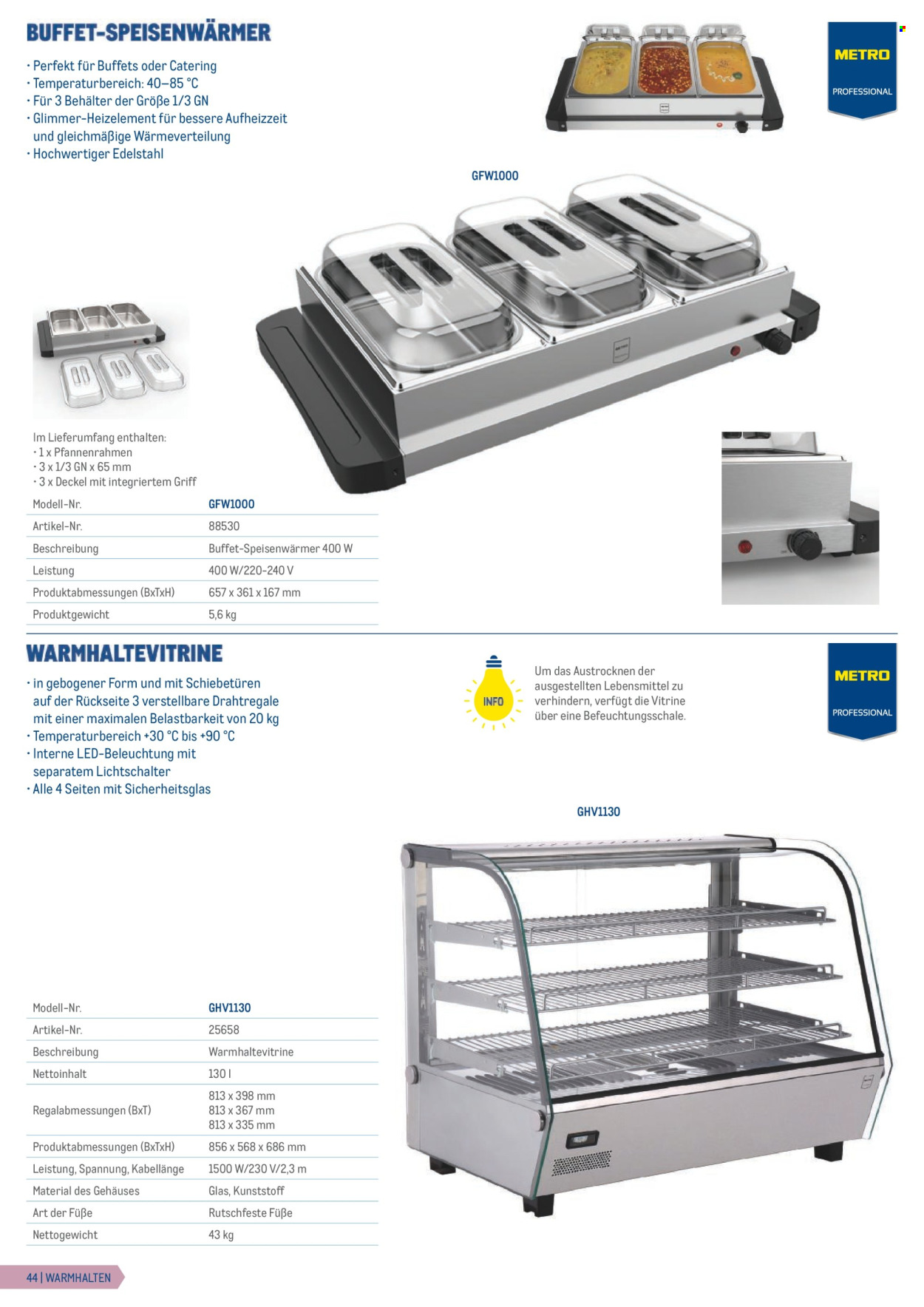 Angebote Metro. Seite 44