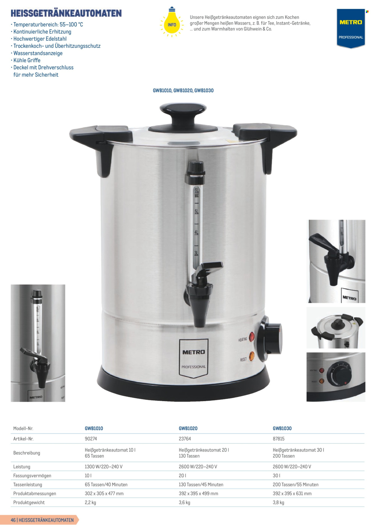 Angebote Metro. Seite 46