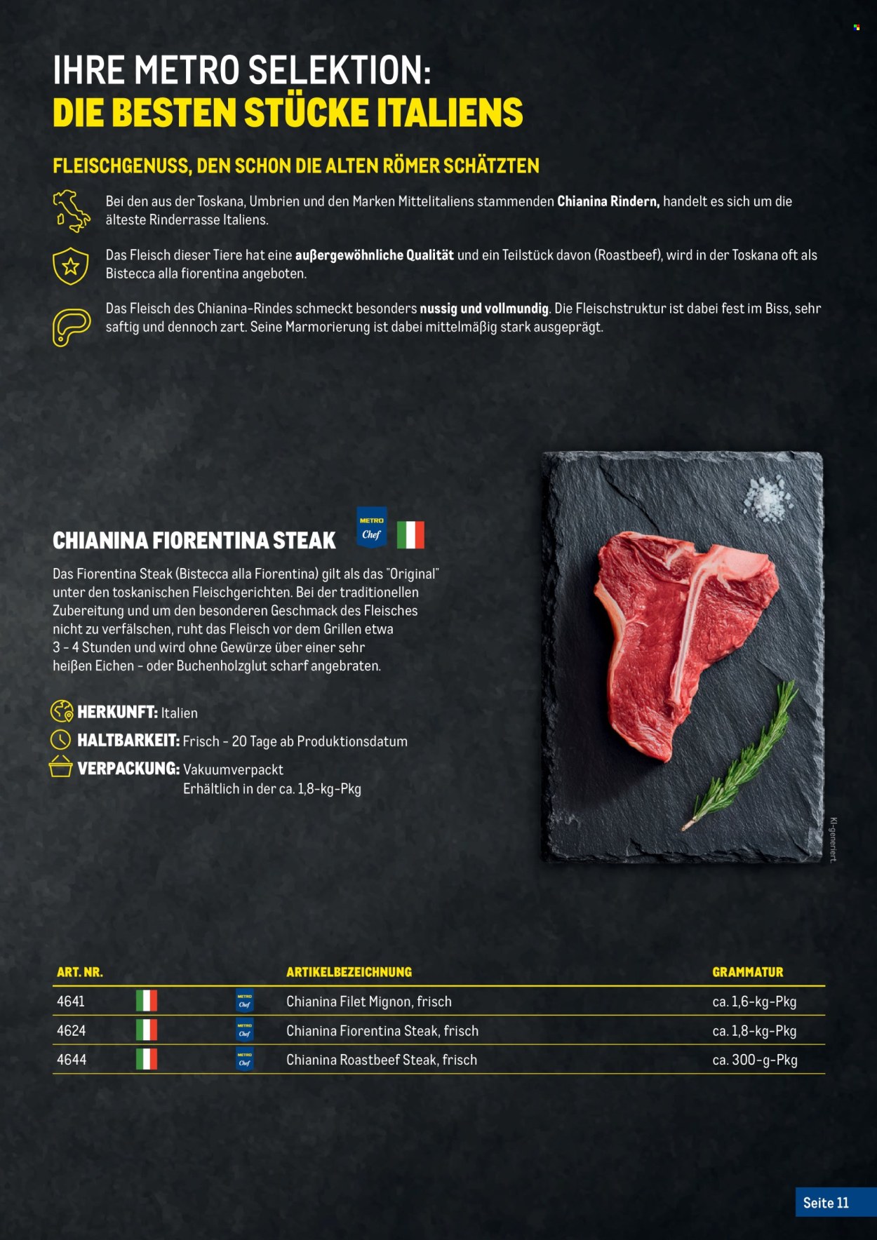 Angebote Metro. Seite 11