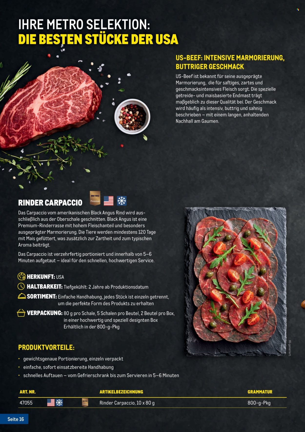 Angebote Metro. Seite 16