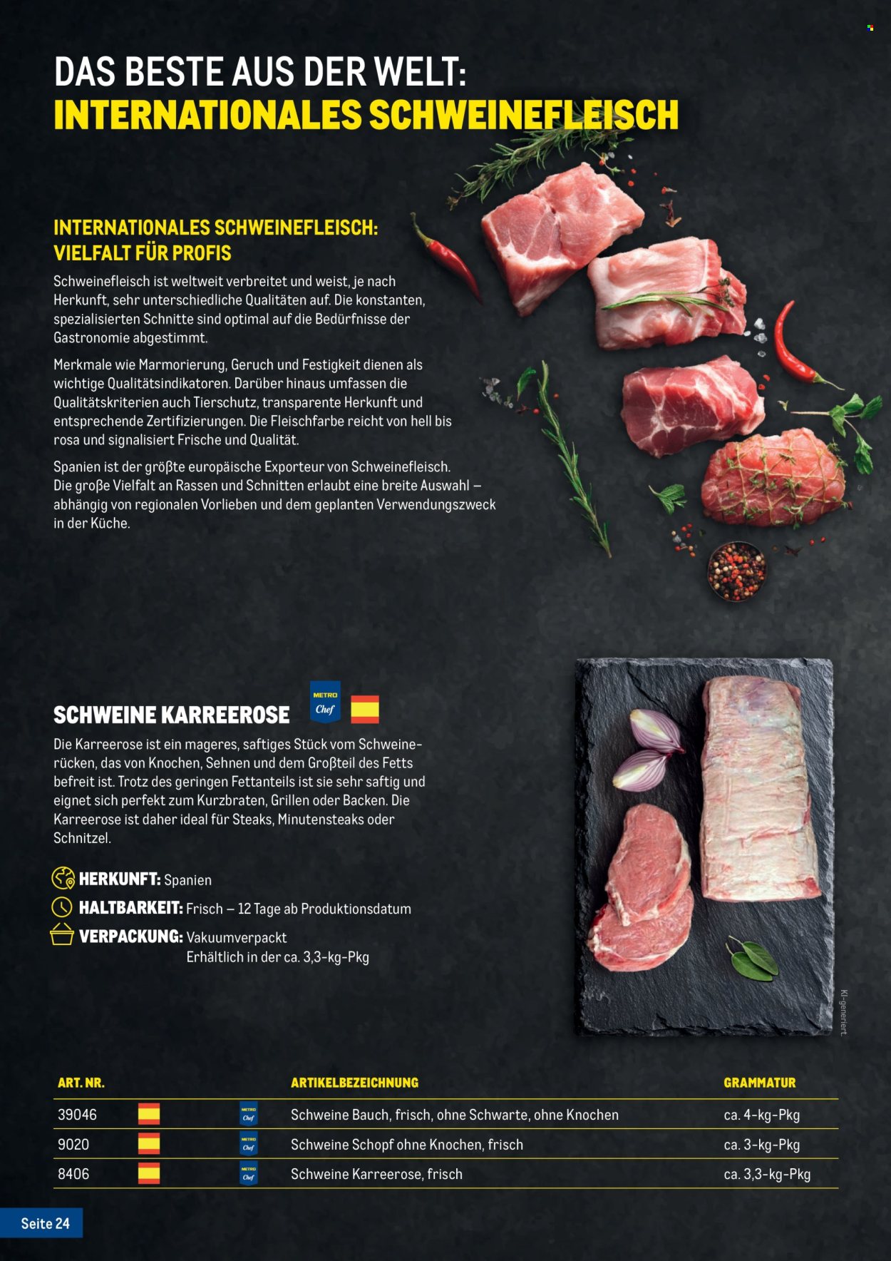 Angebote Metro. Seite 24