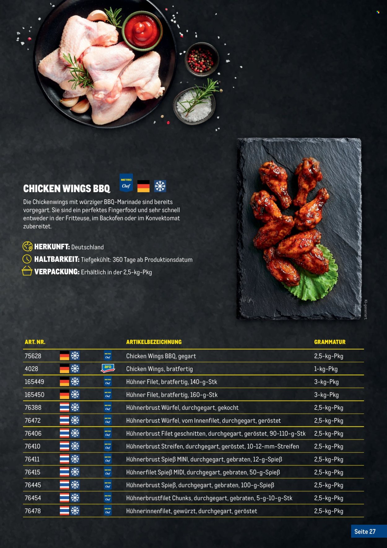 Angebote Metro. Seite 27