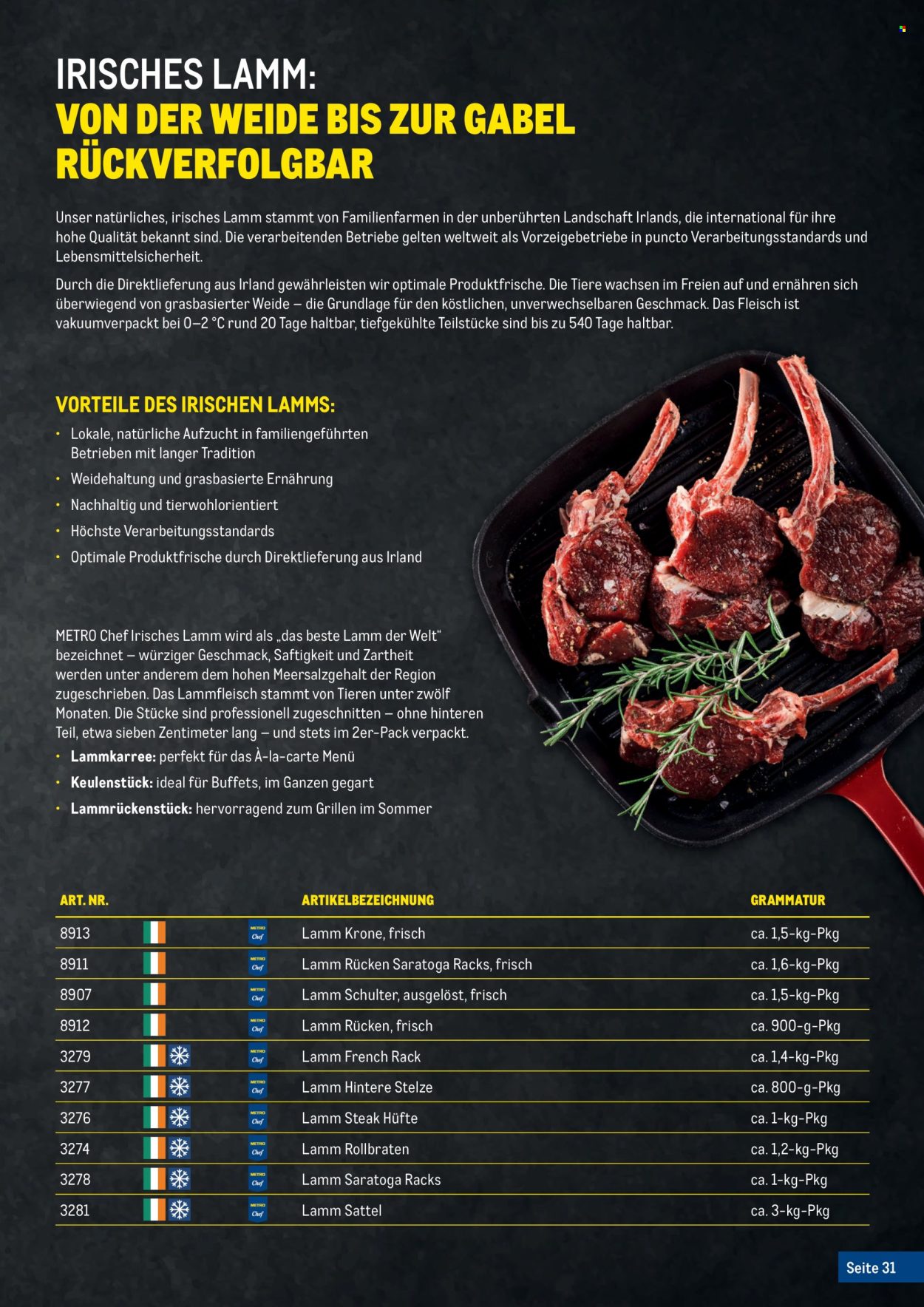 Angebote Metro. Seite 31