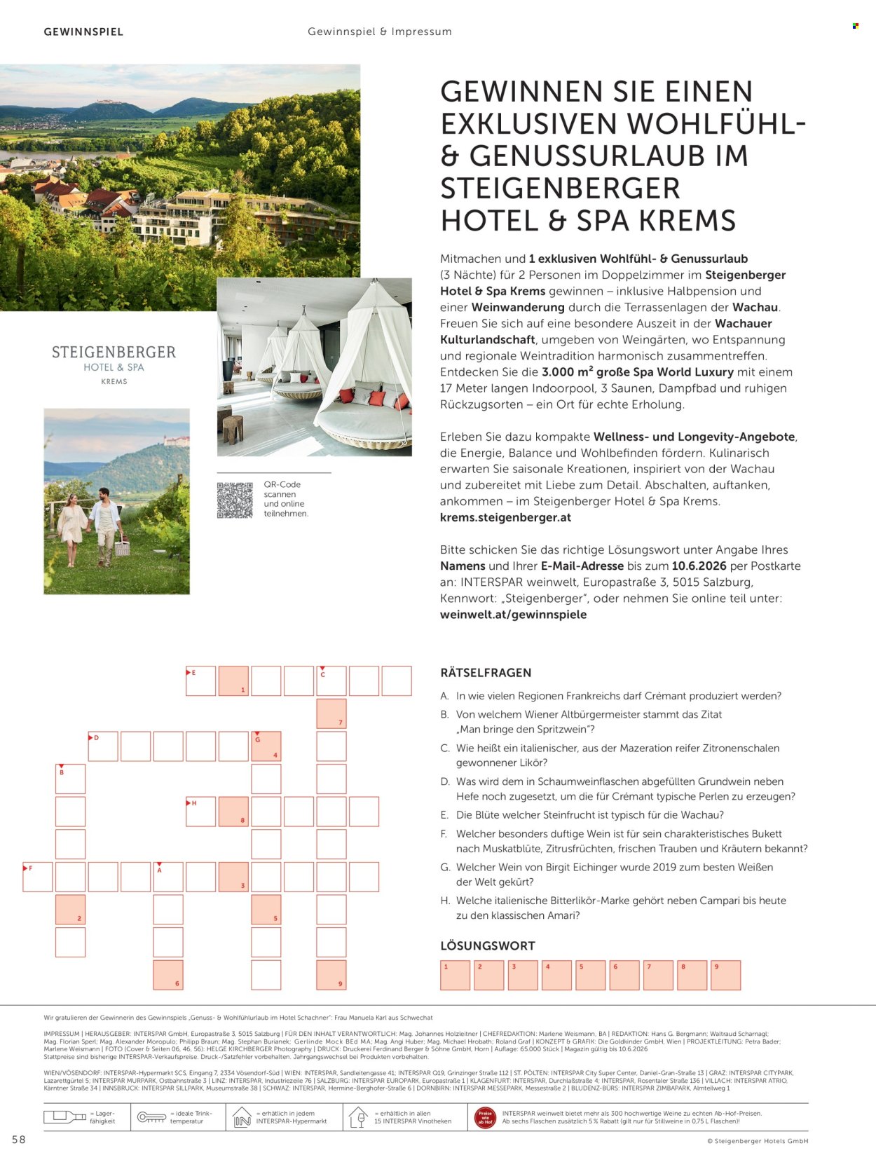 Angebote INTERSPAR - 5.3.2026 - 10.6.2026. Seite 58