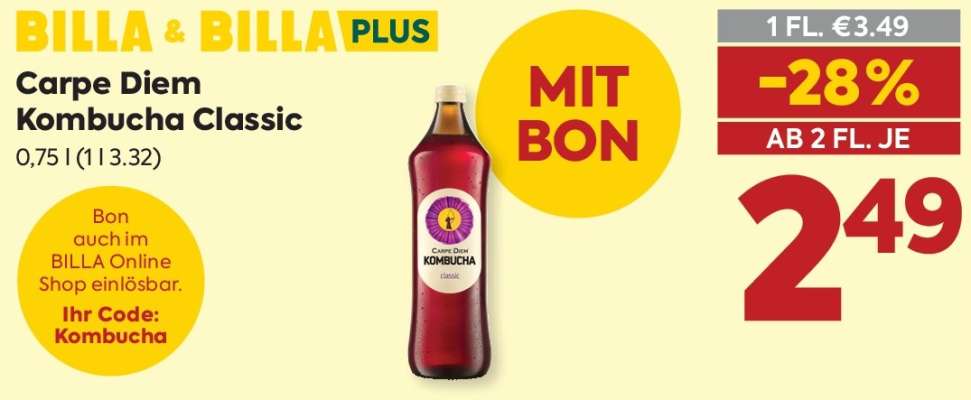 Carpe Diem Kombucha Classic