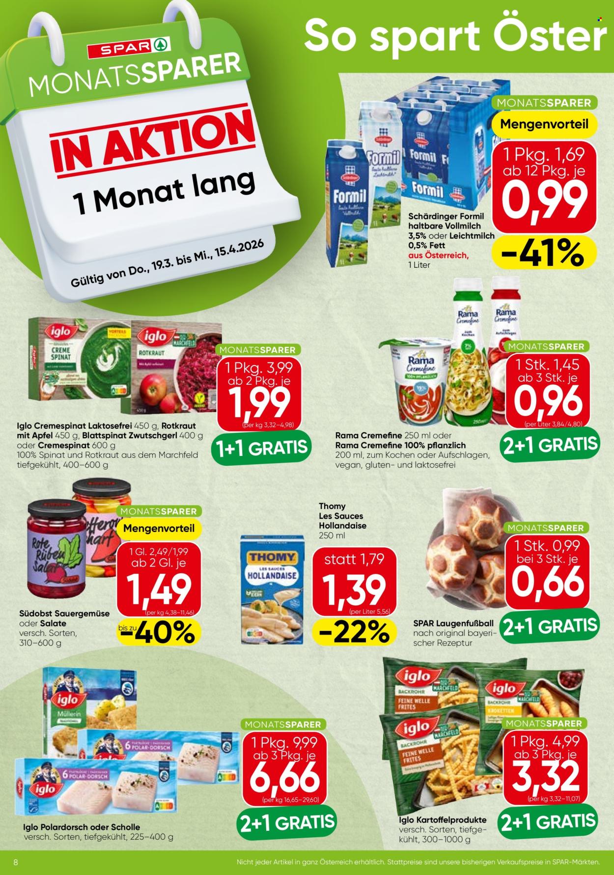 Angebote SPAR - 19.3.2026 - 15.4.2026. Seite 1