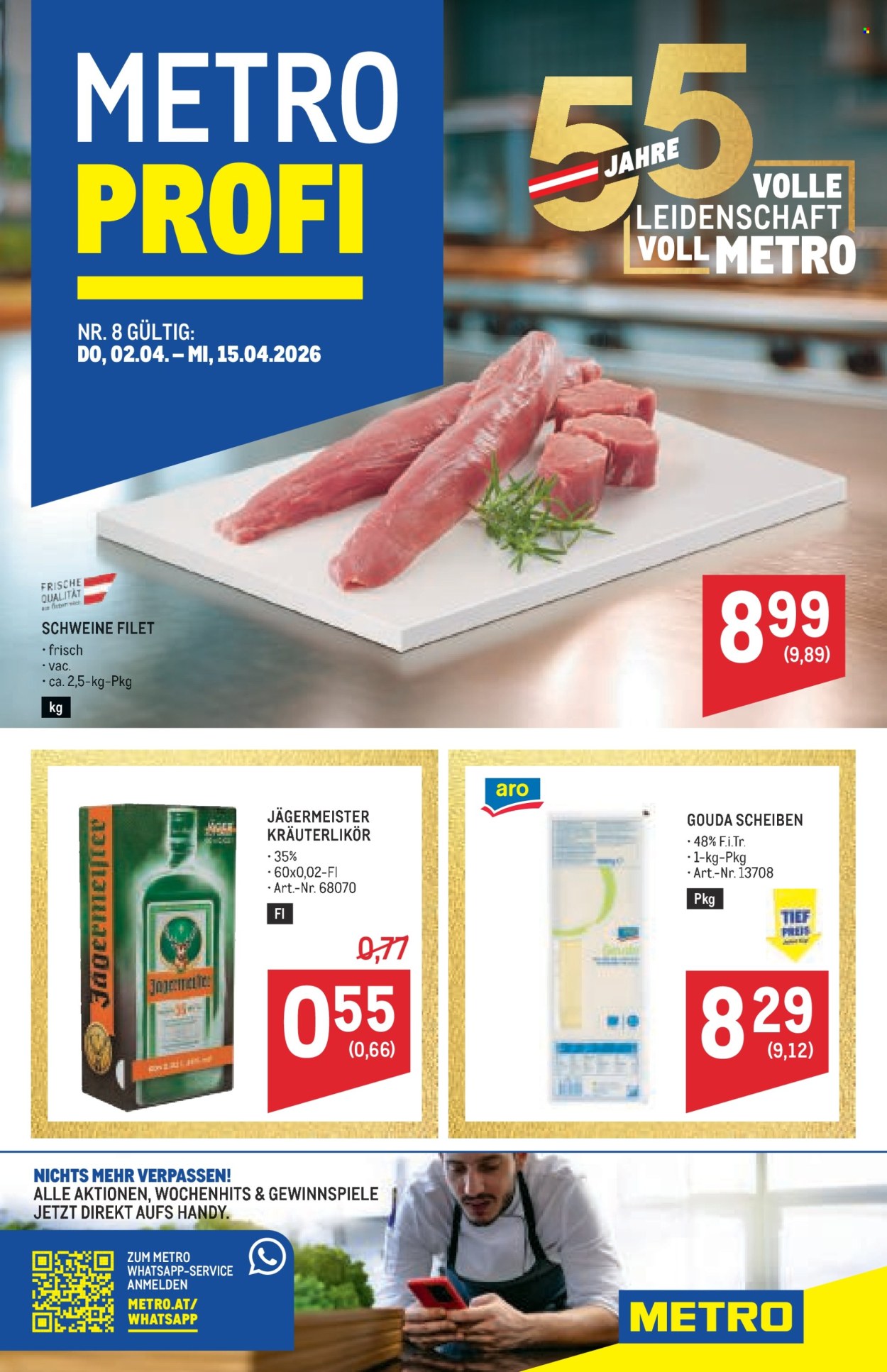 Angebote Metro - 2.4.2026 - 15.4.2026. Seite 1