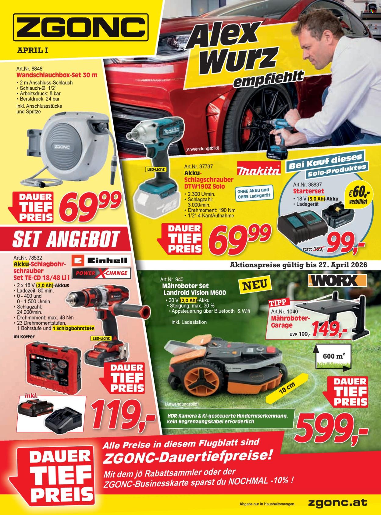 Angebote Zgonc - 1.4.2026 - 30.4.2026. Seite 1