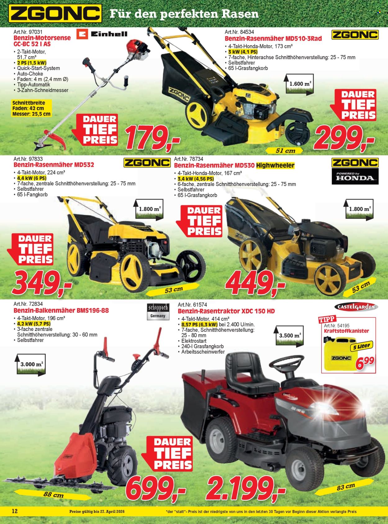 Angebote Zgonc - 1.4.2026 - 30.4.2026. Seite 12