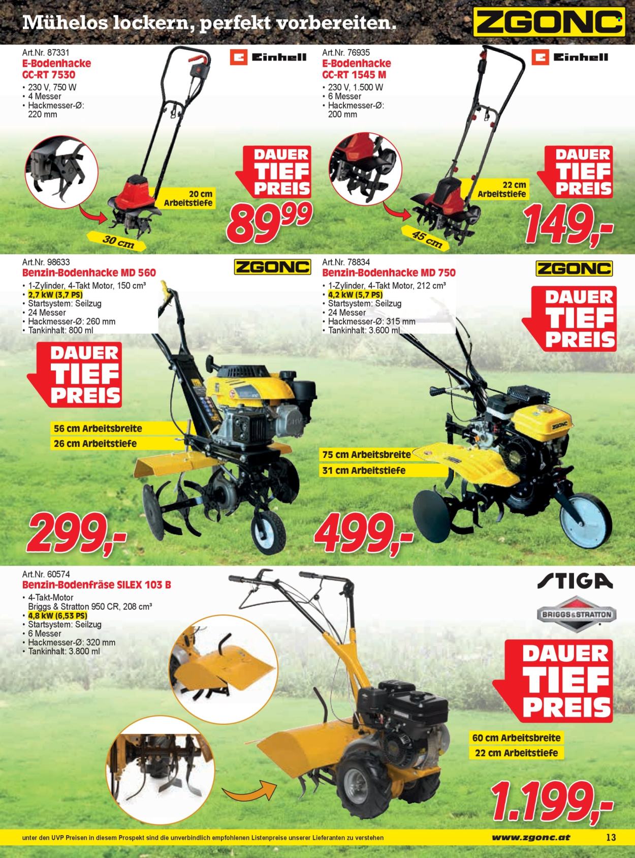 Angebote Zgonc - 1.4.2026 - 30.4.2026. Seite 13