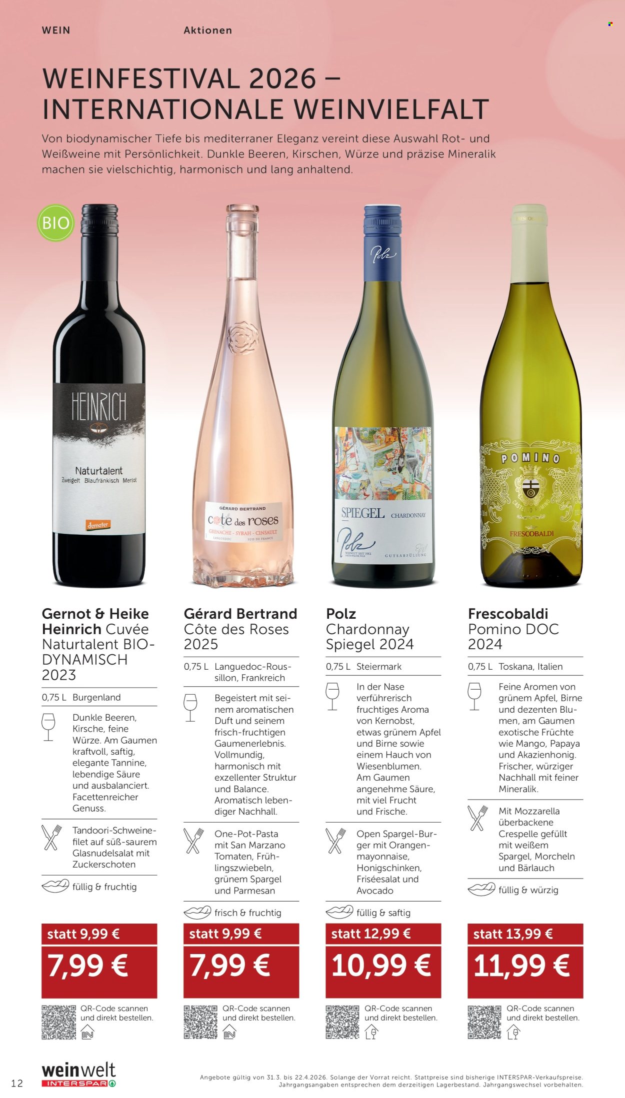 Angebote INTERSPAR - 31.3.2026 - 22.4.2026. Seite 12