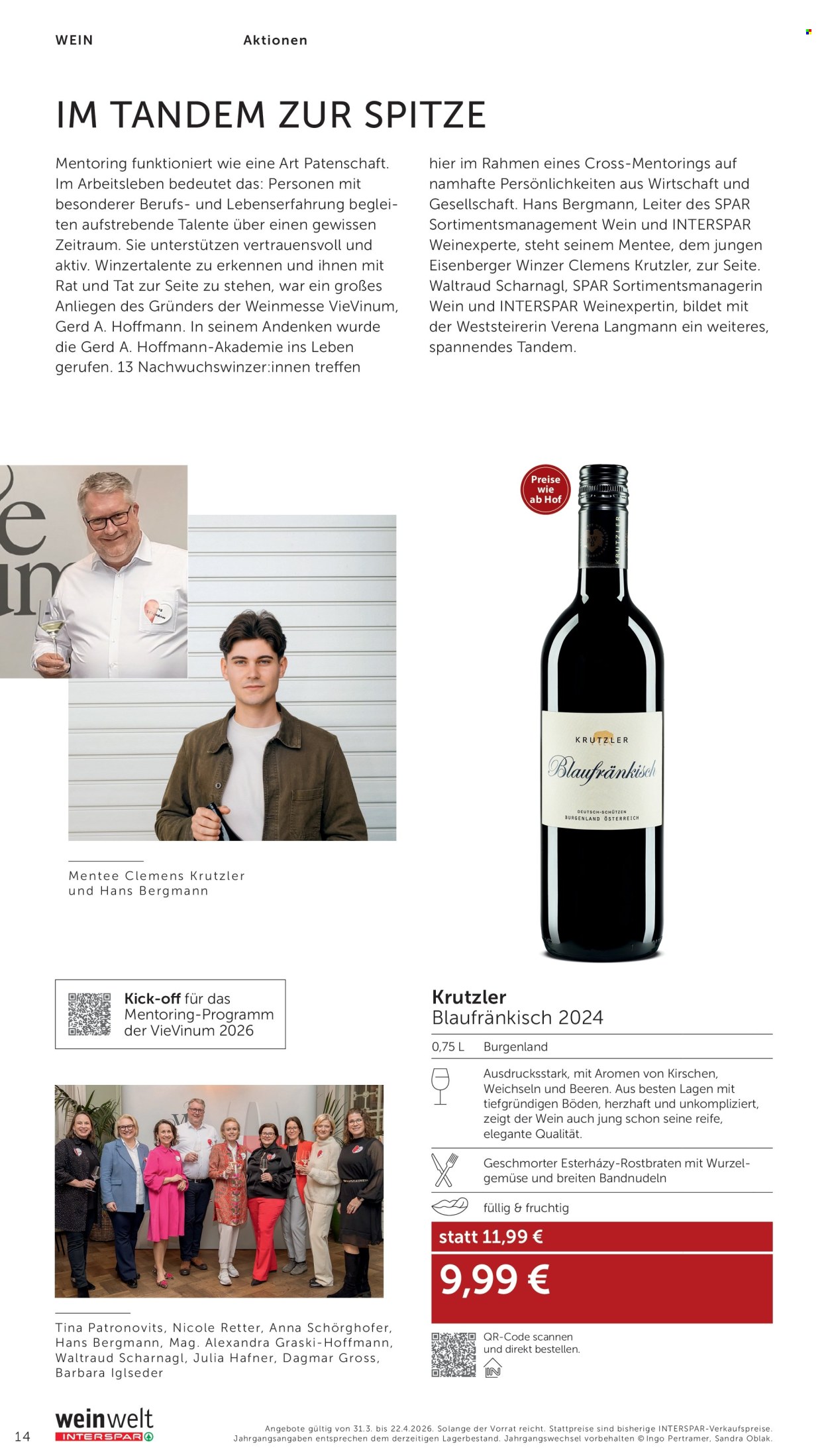 Angebote INTERSPAR - 31.3.2026 - 22.4.2026. Seite 14