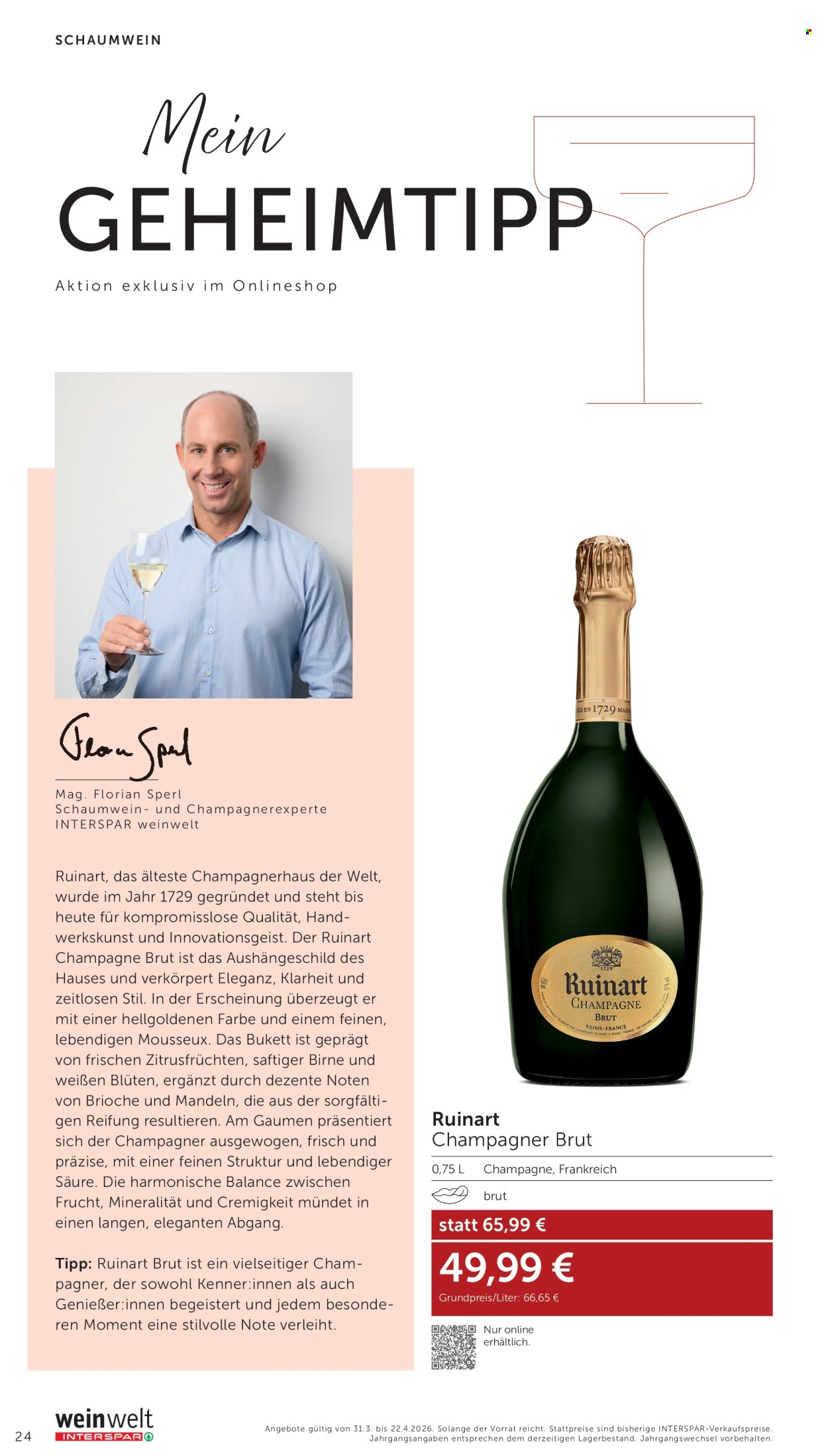 Angebote INTERSPAR - 31.3.2026 - 22.4.2026. Seite 24