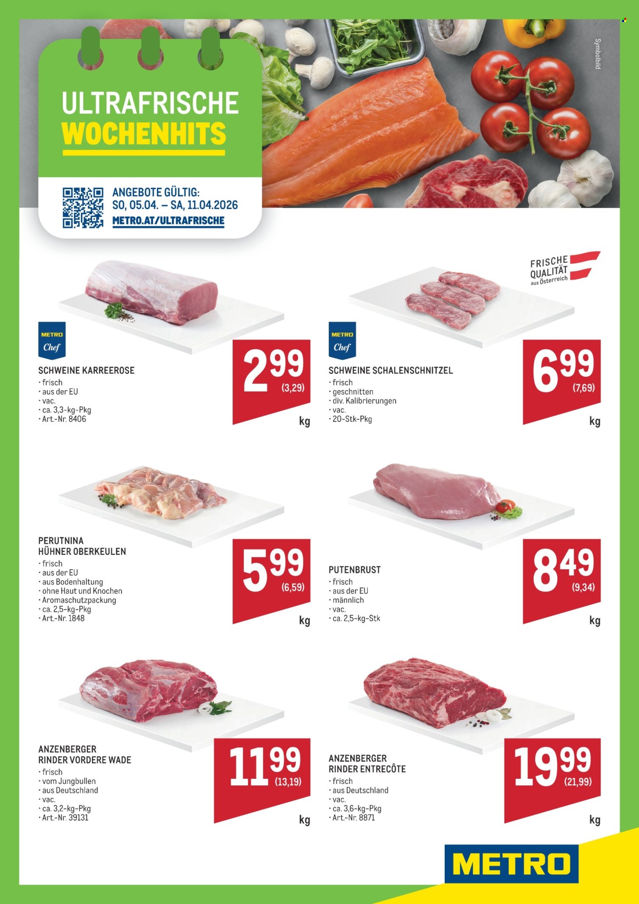 Angebote Metro - 5.4.2026 - 11.4.2026. Seite 1