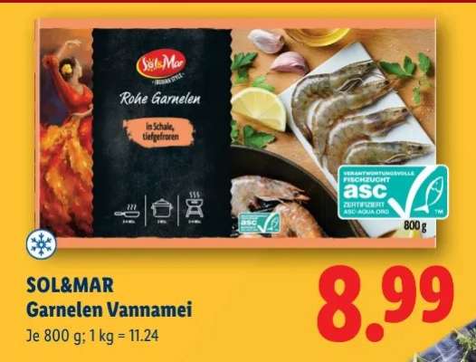 SOL&MAR Garnelen Vannamei