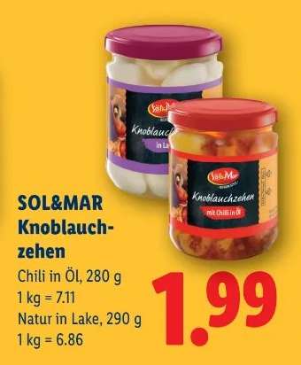 SOL&MAR Knoblauchzehen