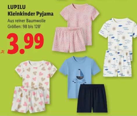 LUPILU Kleinkinder Pyjama