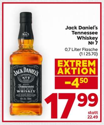 Jack Daniel’s Tennessee Whiskey № 7