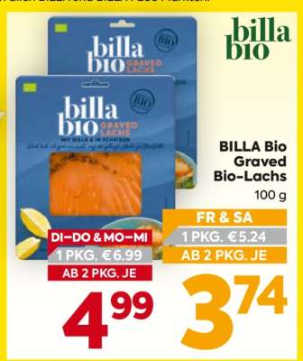 BILLA Bio Graved Bio-Lachs