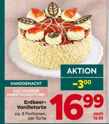 Erdbeer- Vanilletorte