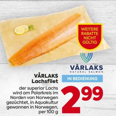 Várlaks Lachsfilet