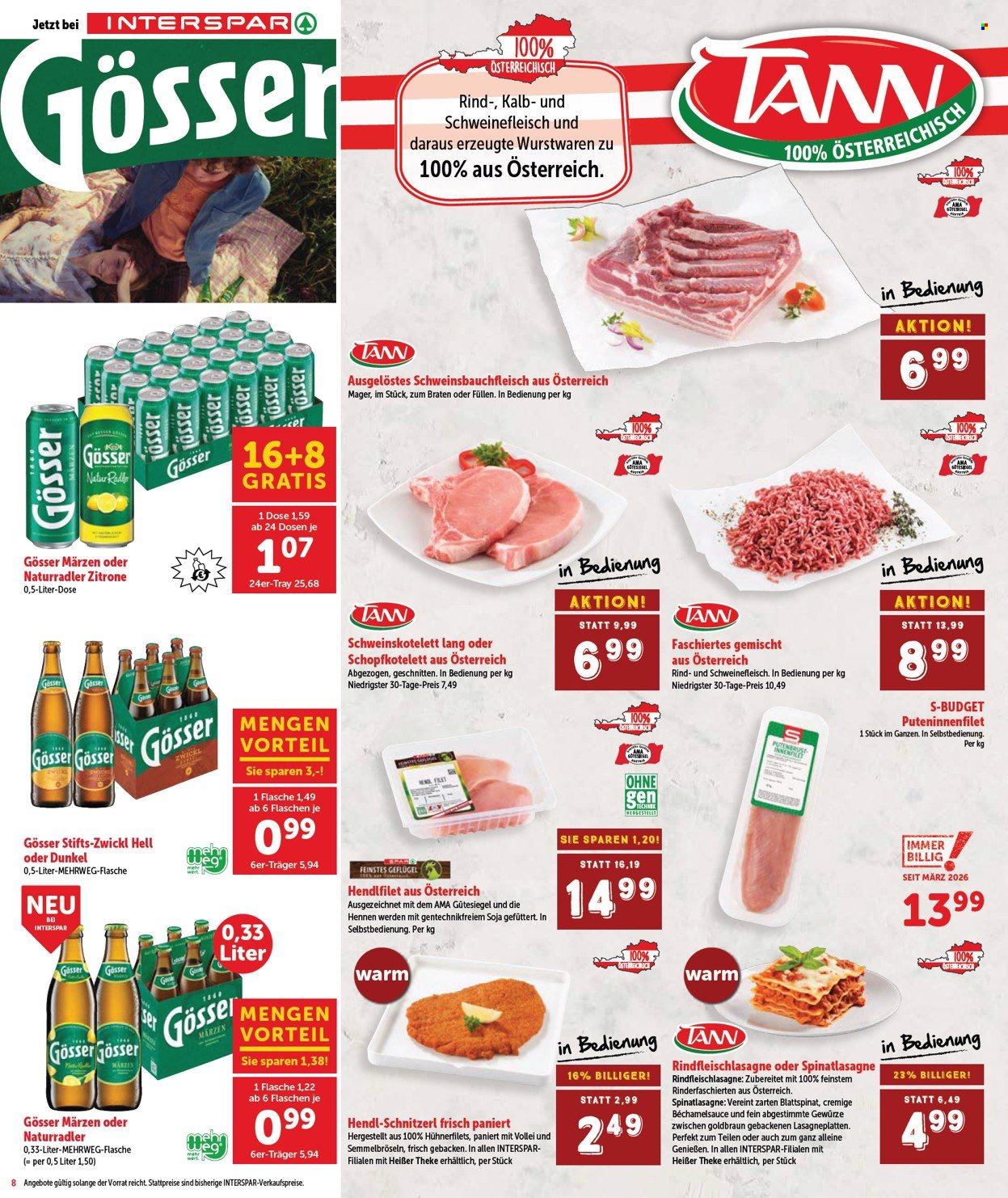 Angebote INTERSPAR - 9.4.2026 - 22.4.2026. Seite 8