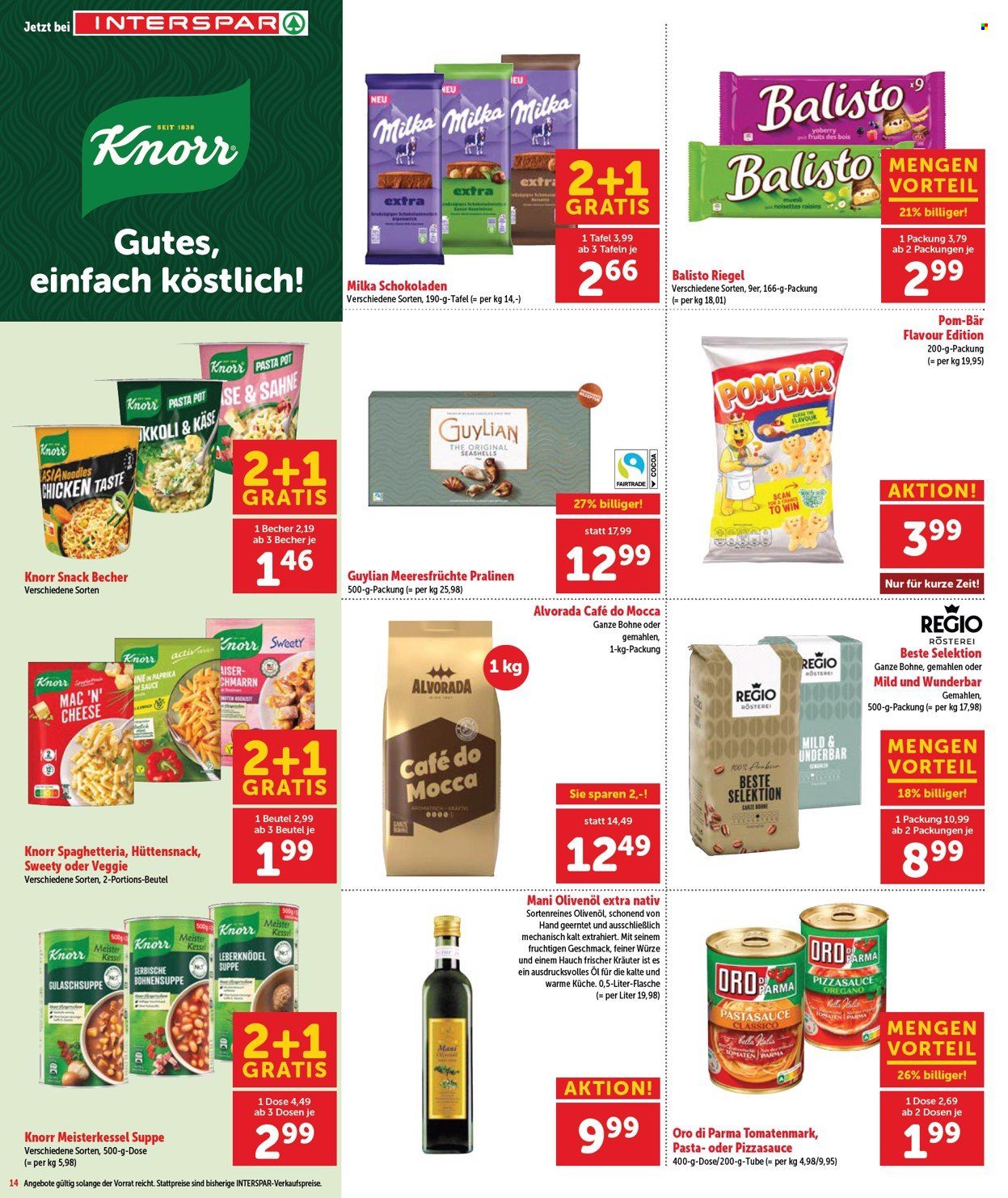 Angebote INTERSPAR - 9.4.2026 - 22.4.2026. Seite 14
