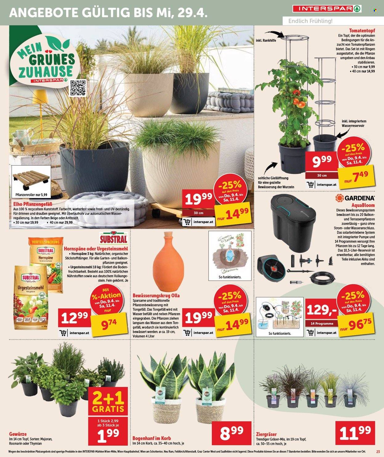 Angebote INTERSPAR - 9.4.2026 - 22.4.2026. Seite 23
