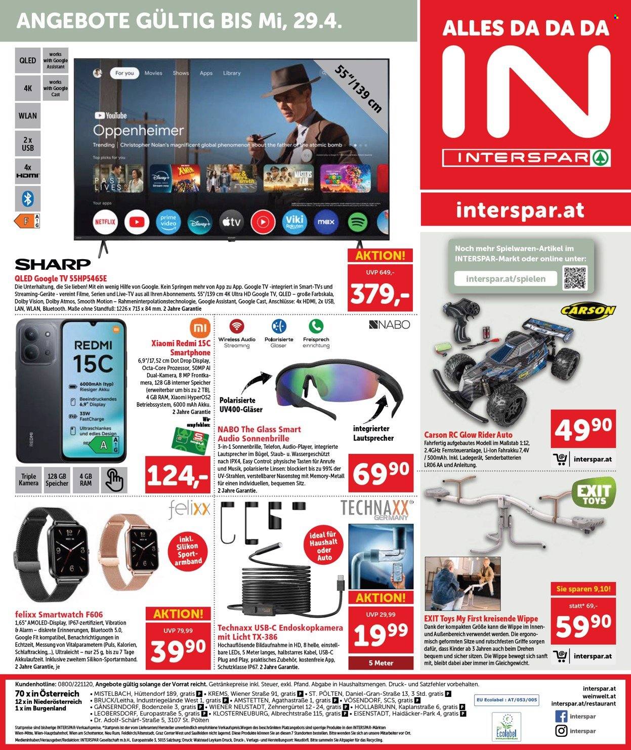 Angebote INTERSPAR - 9.4.2026 - 22.4.2026. Seite 25