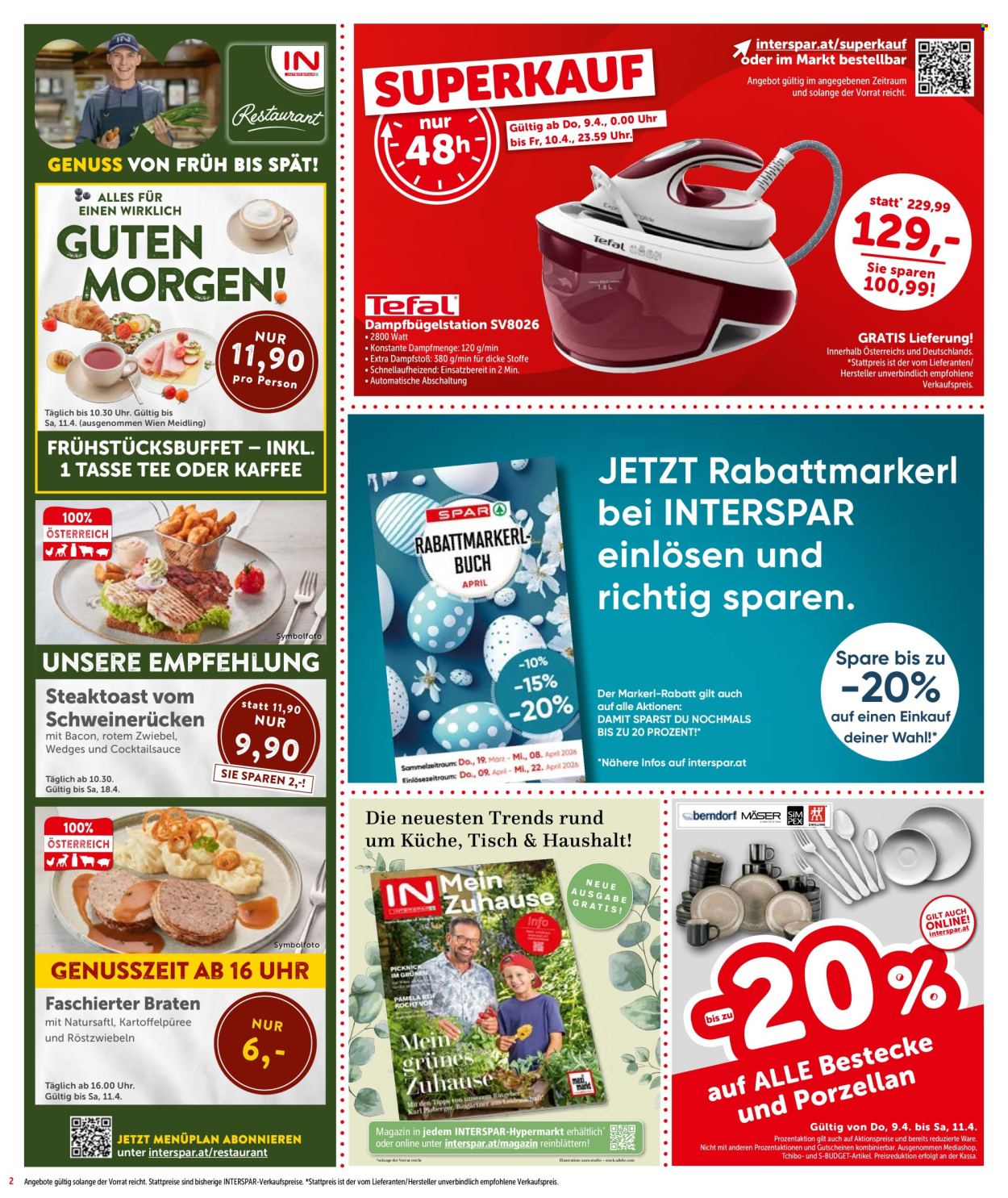 Angebote INTERSPAR - 9.4.2026 - 22.4.2026. Seite 2