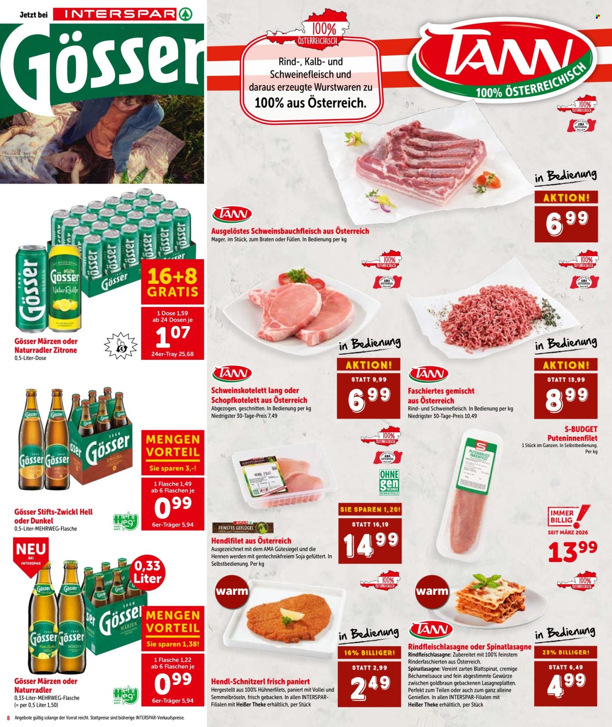 Angebote INTERSPAR - 9.4.2026 - 22.4.2026. Seite 8