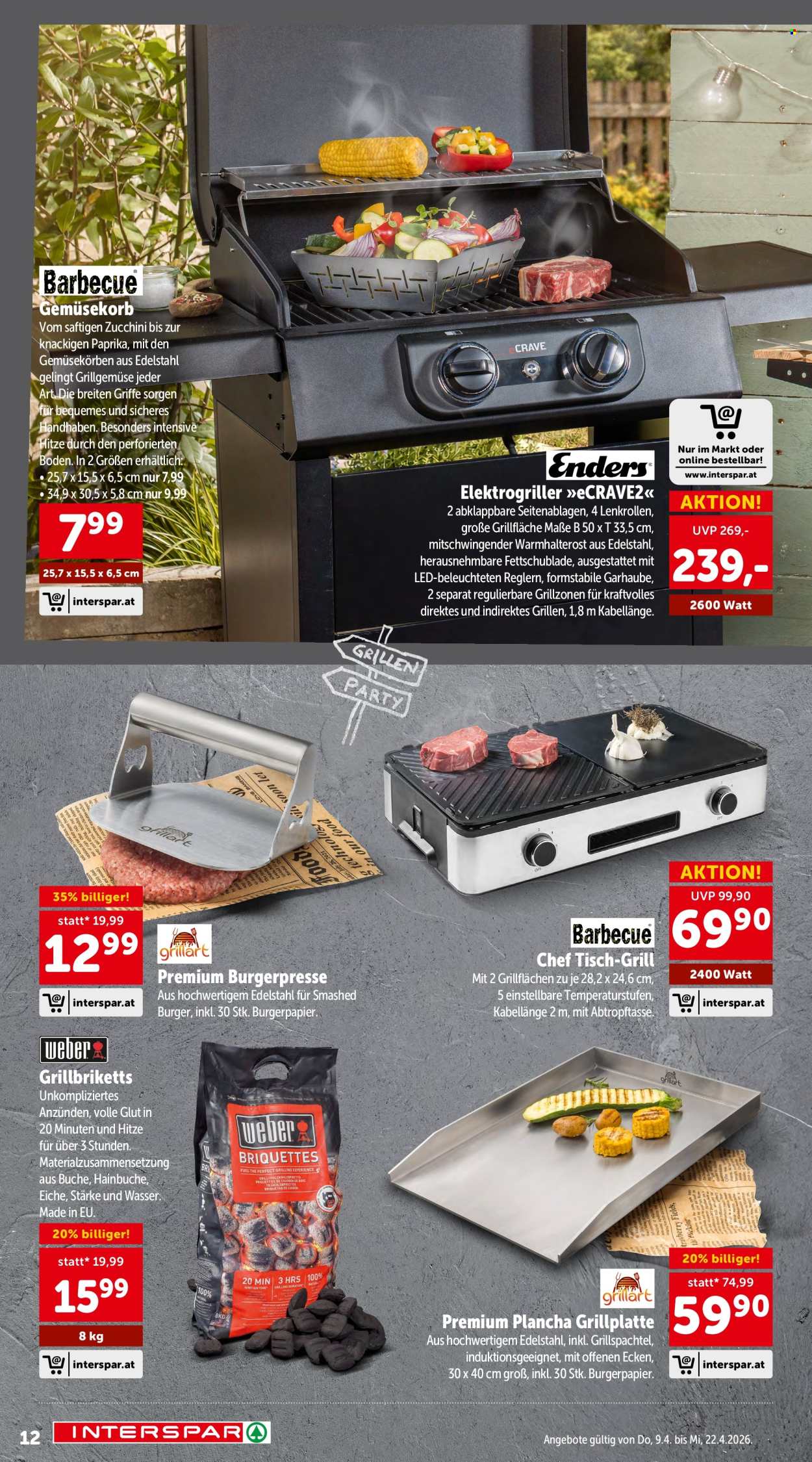 Angebote INTERSPAR - 9.4.2026 - 22.4.2026. Seite 12