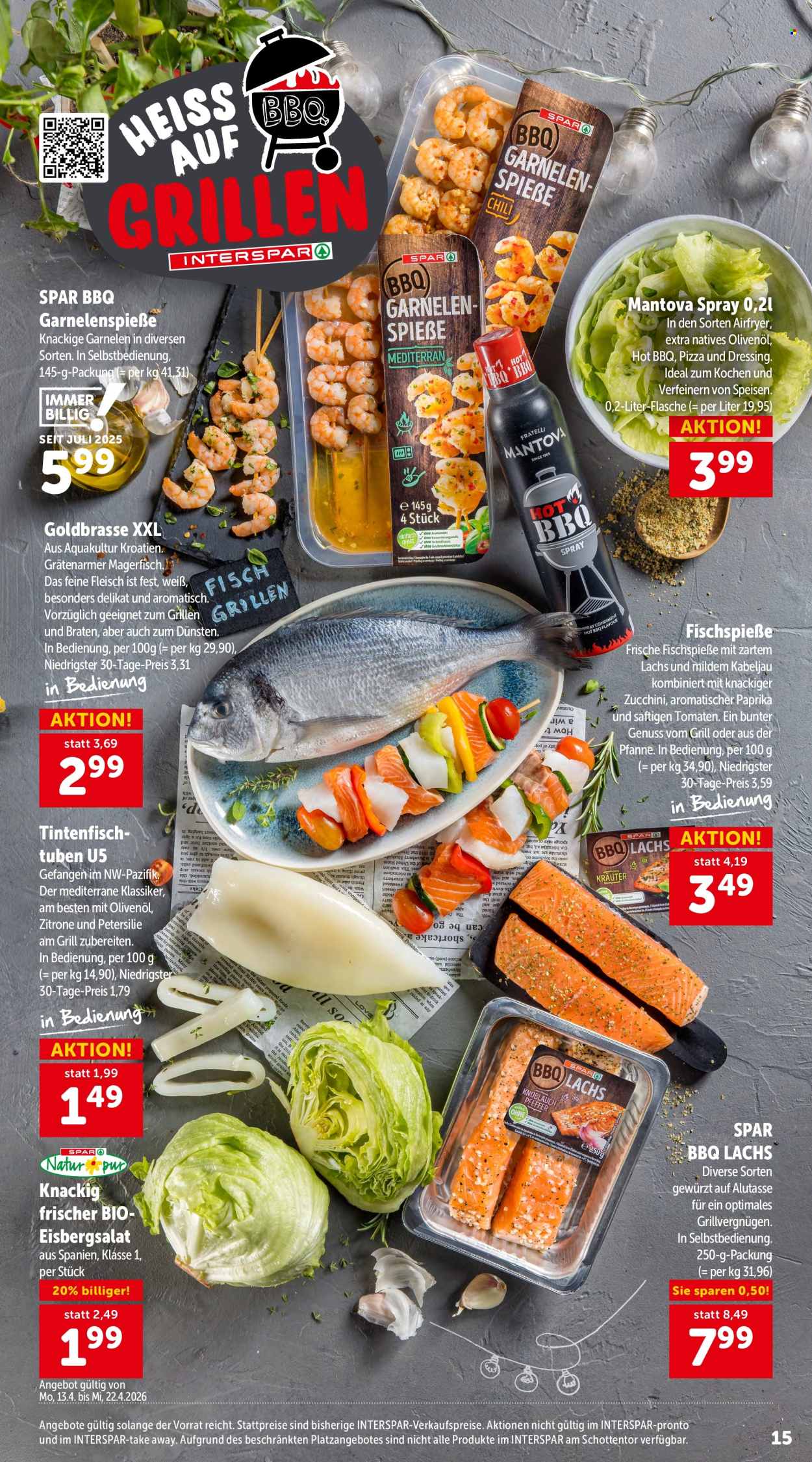 Angebote INTERSPAR - 9.4.2026 - 22.4.2026. Seite 15