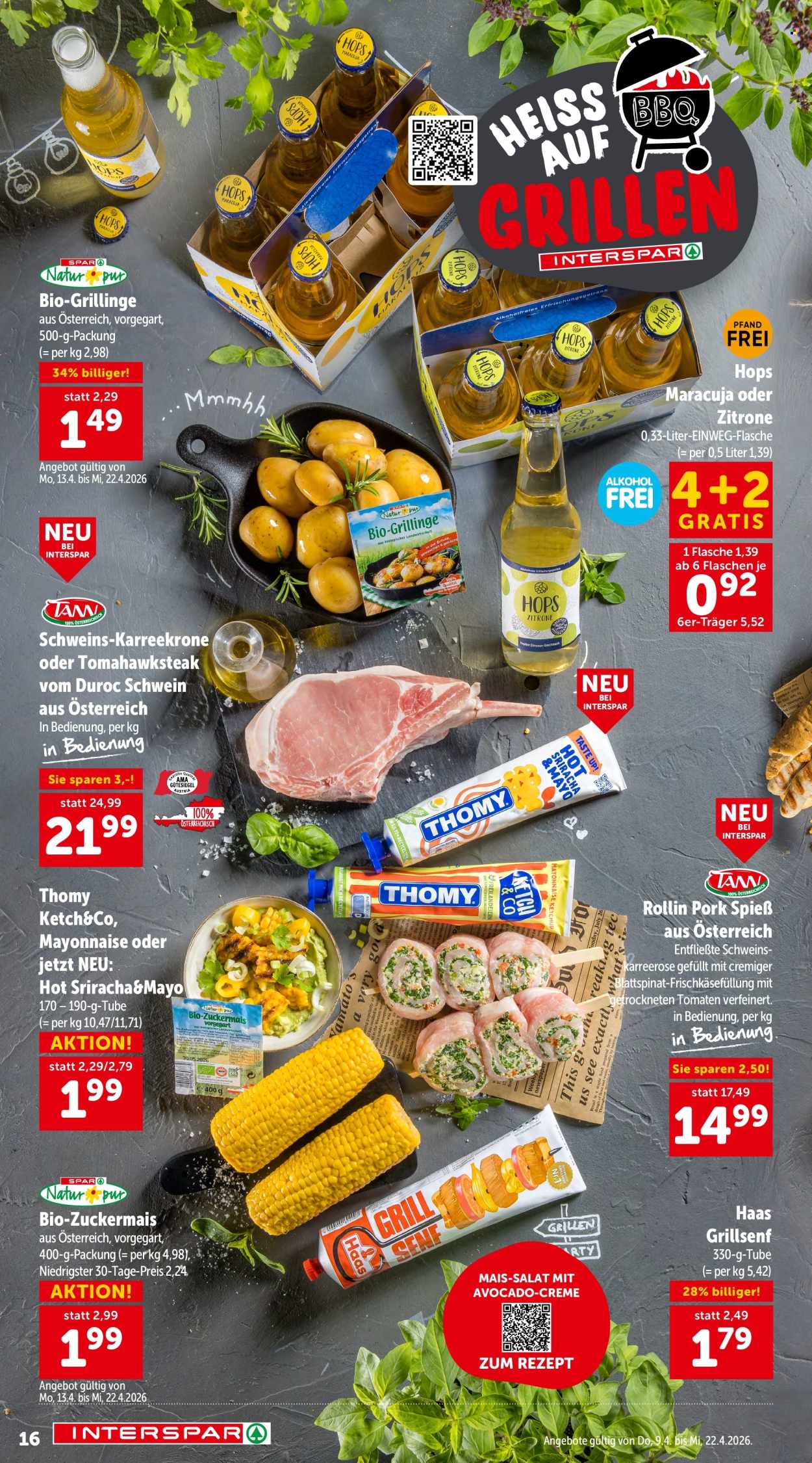 Angebote INTERSPAR - 9.4.2026 - 22.4.2026. Seite 16